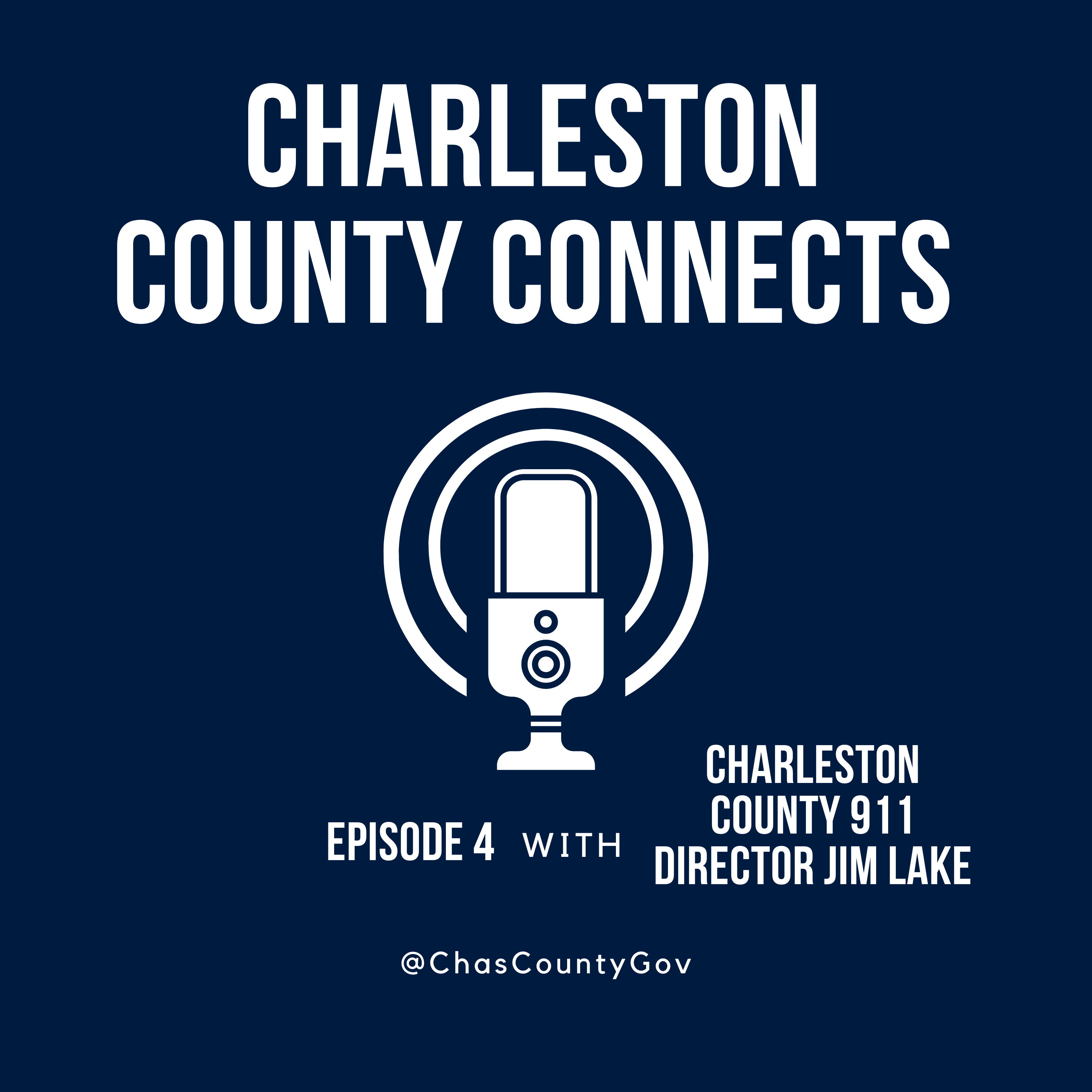 “9-1-1, what is the address of your emergency” with Consolidated 911 Center Director Jim Lake episode artwork