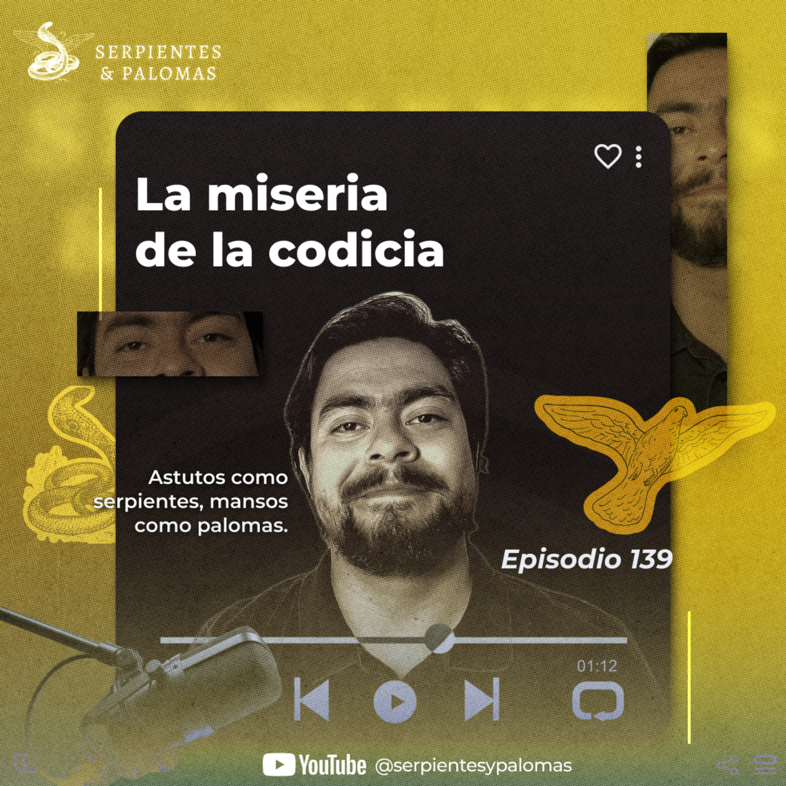 Portada de Serpientes & Palomas