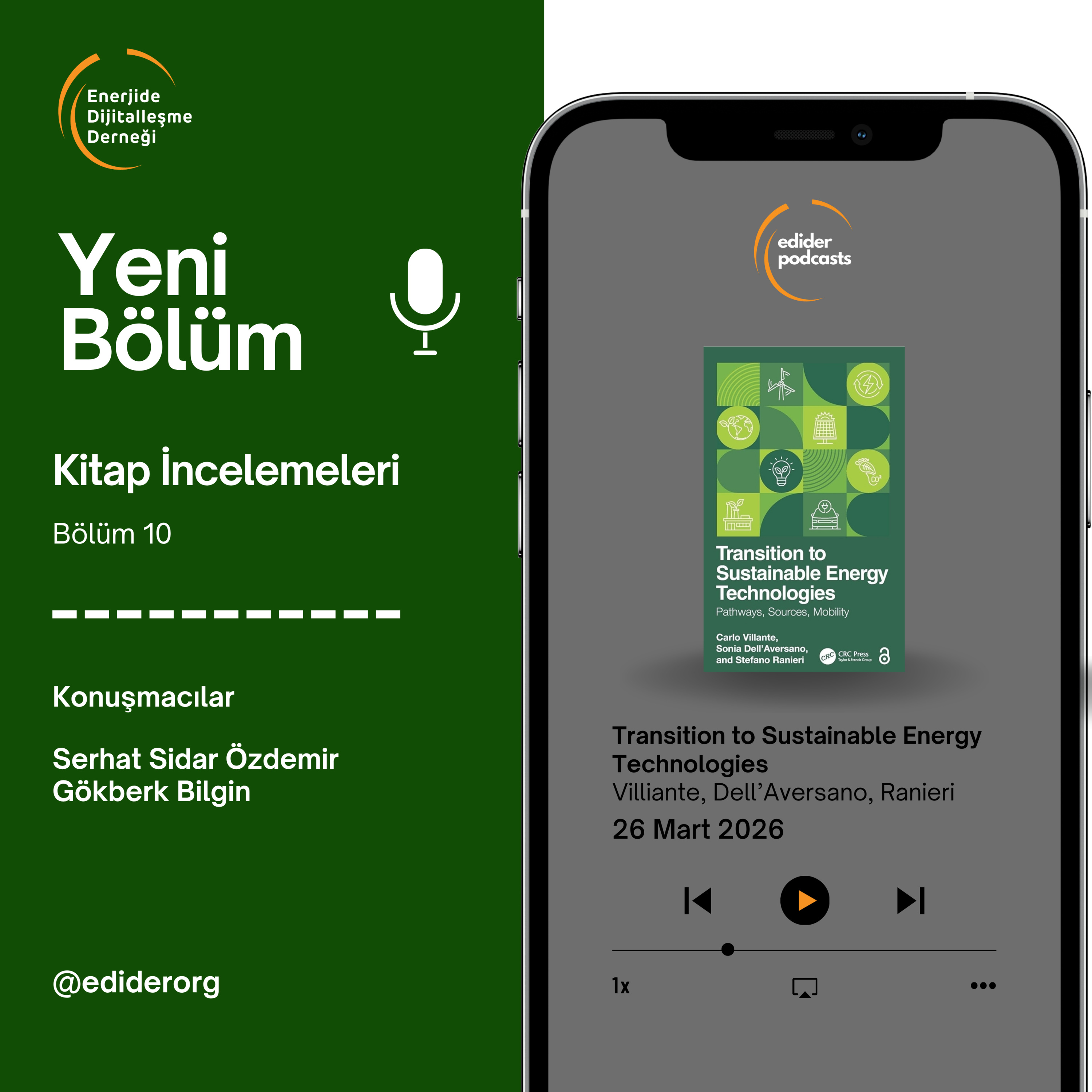 Kitap İncelemeleri 10 - Transition to Sustainable Energy Technologies episode artwork