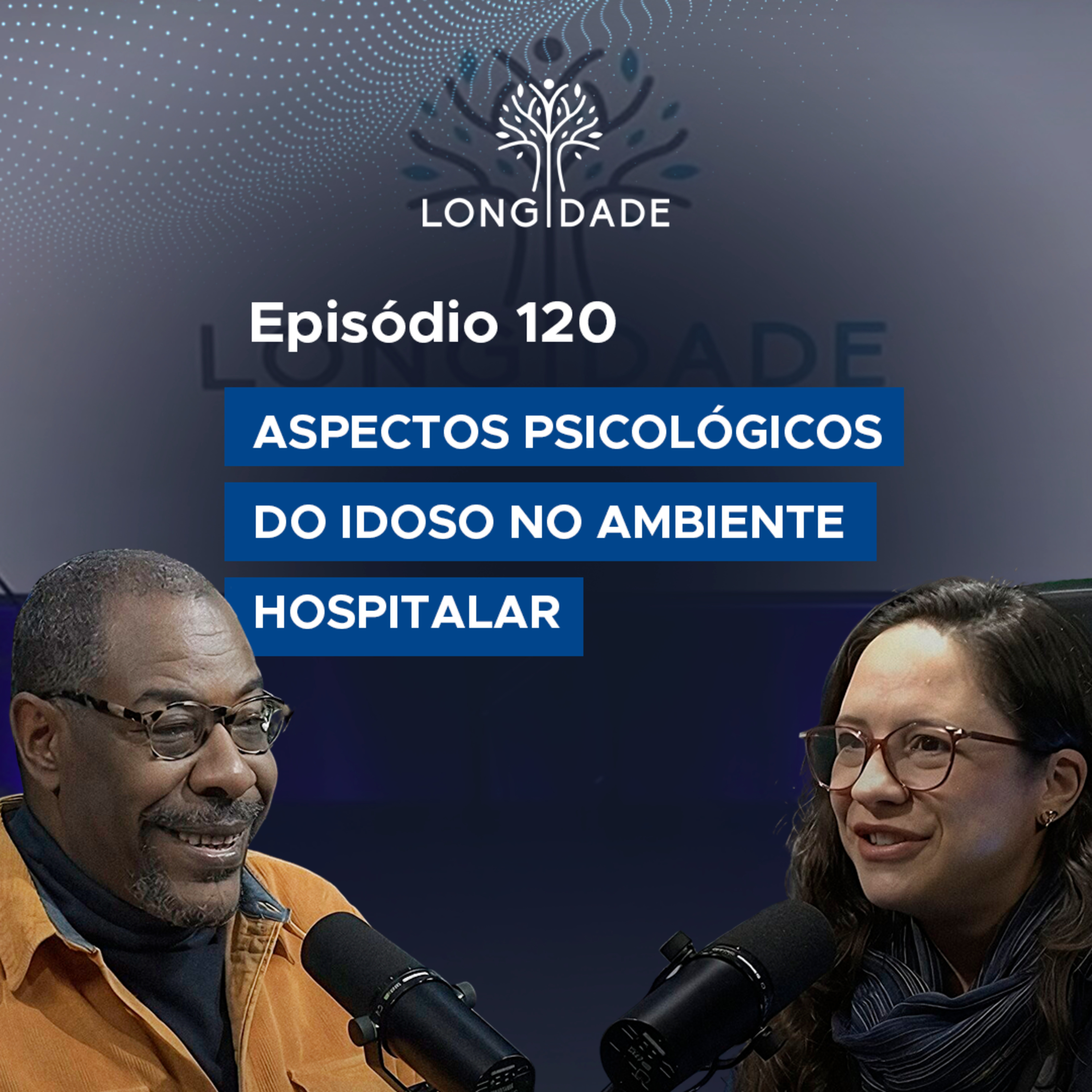#120 Aspectos psicológicos do idoso no ambiente hospitalar episode artwork