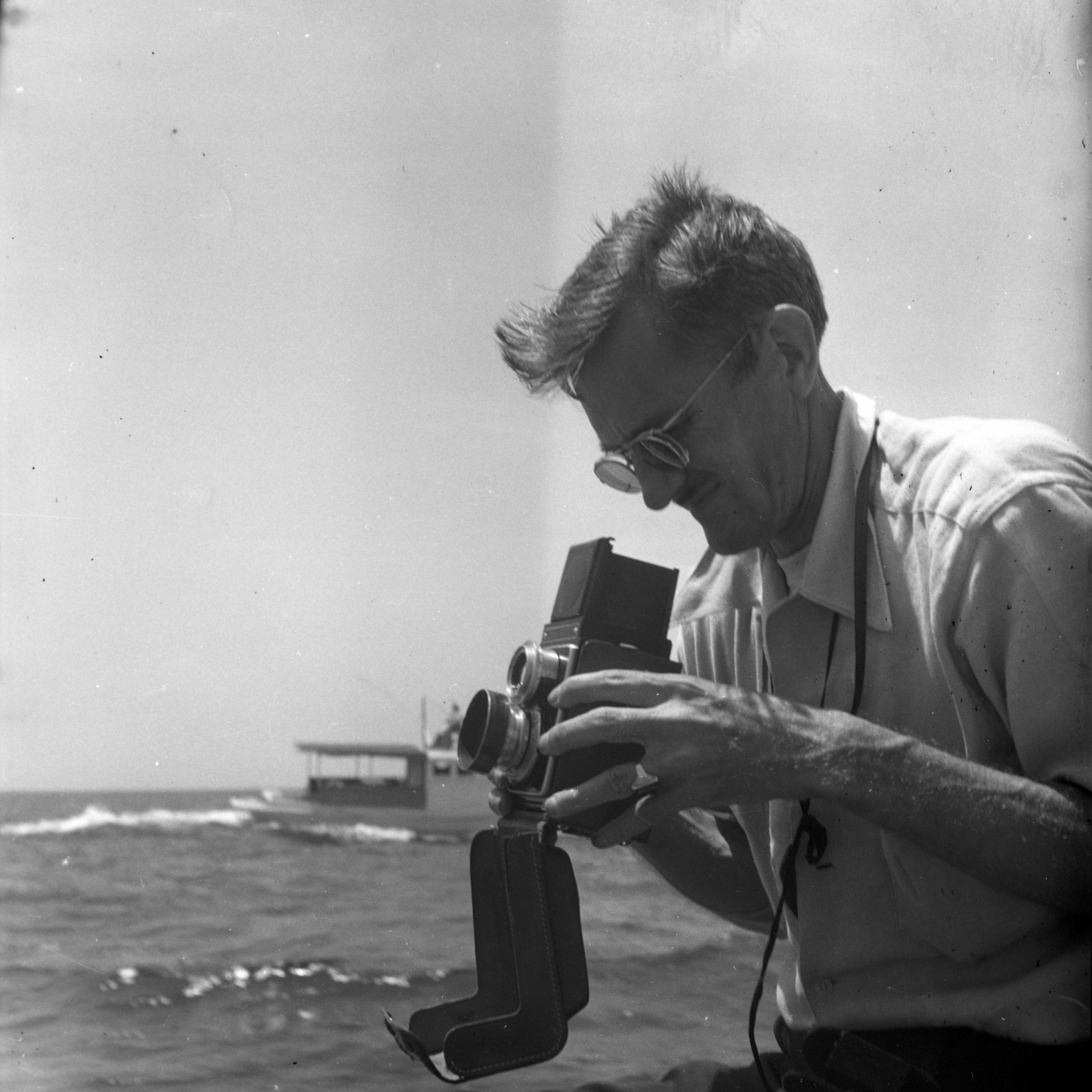  "Aycock Brown on the Outer Banks", John Railey and Nancy Gray's new book. He Captured the Outer Banks episode artwork