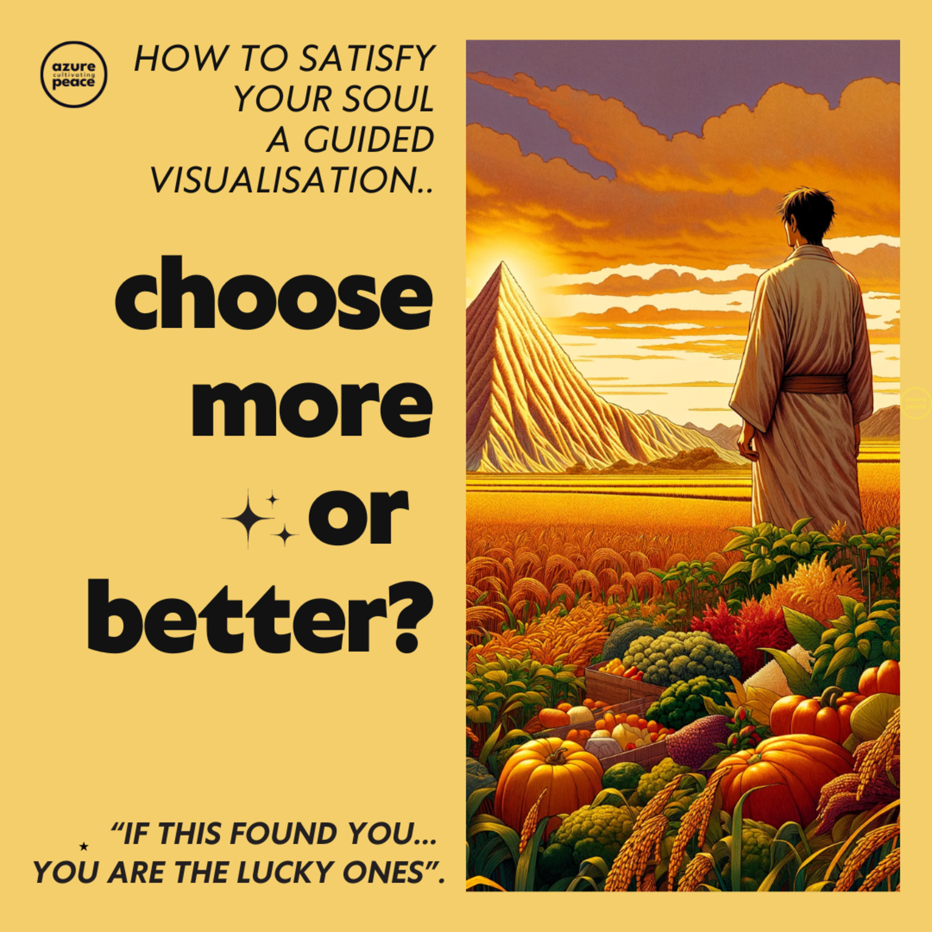 Satisfy Your Soul: Choosing More or Better? ✨🌱🌿🌴 episode artwork