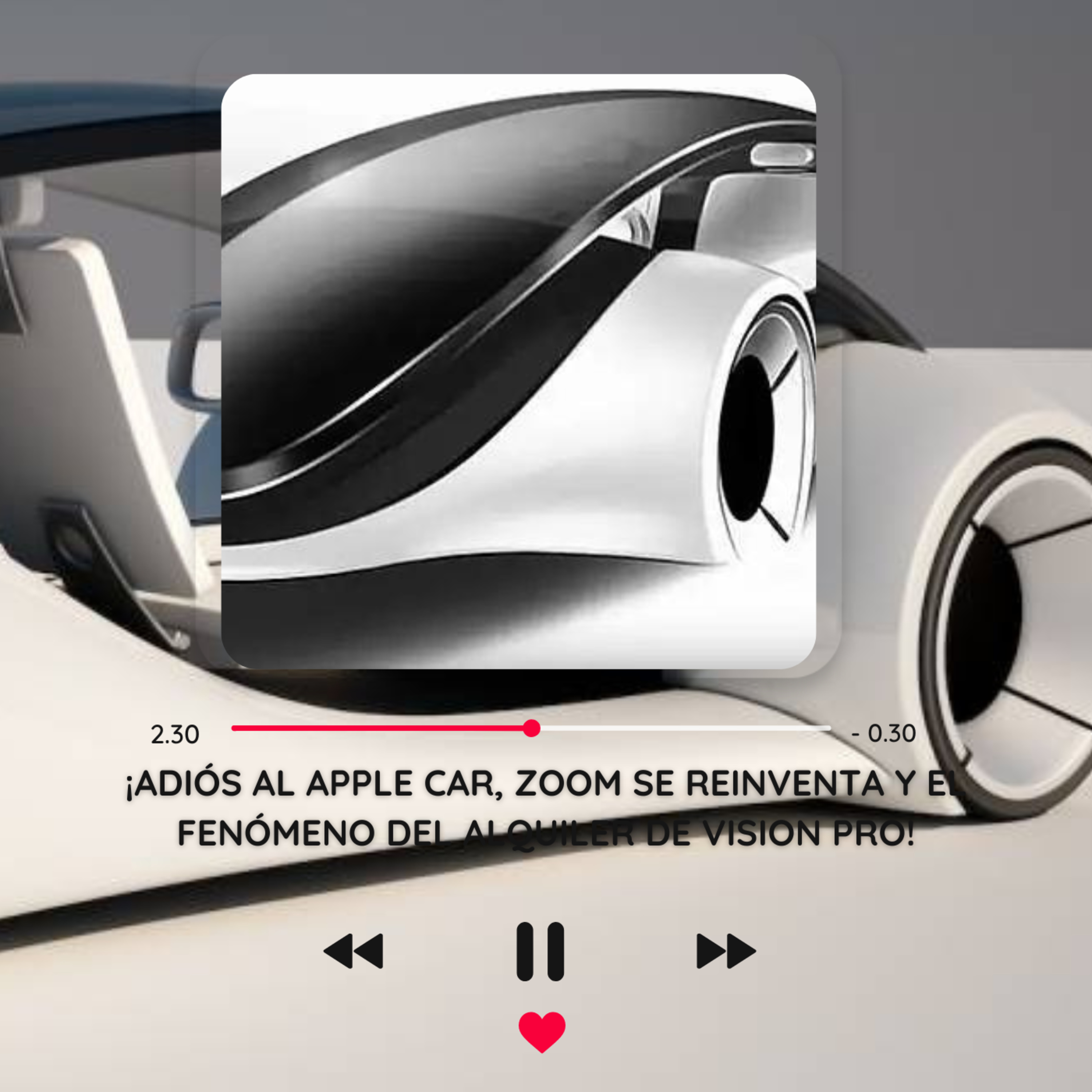 ¡Adiós al APPLE CAR, ZOOM se Reinventa y el FENÓMENO del Alquiler de VISION PRO! episode artwork