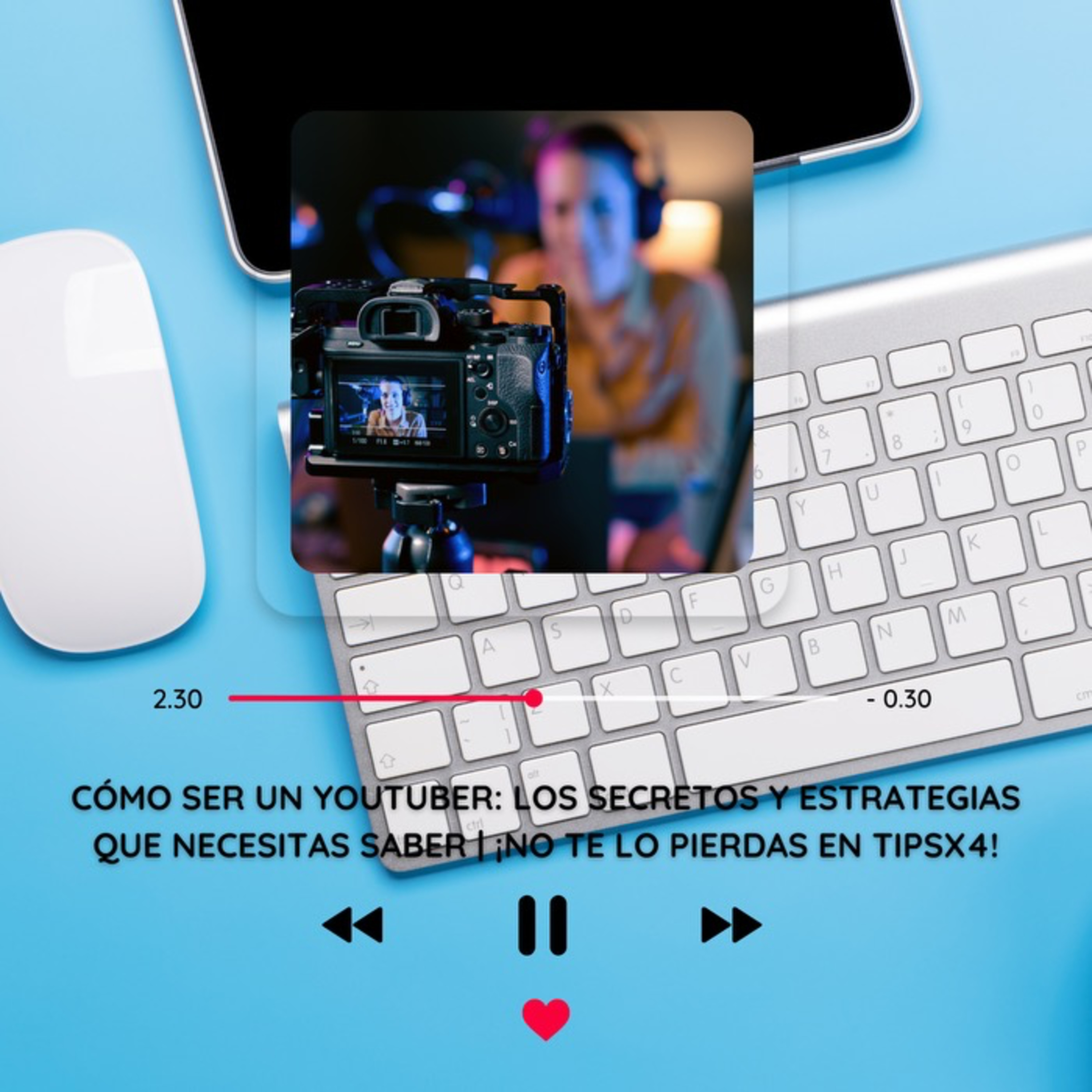 Cómo SER un YOUTUBER: Los SECRETOS y ESTRATEGIAS que NECESITAS saber | ¡NO TE LO PIERDAS en TIPSX4! episode artwork