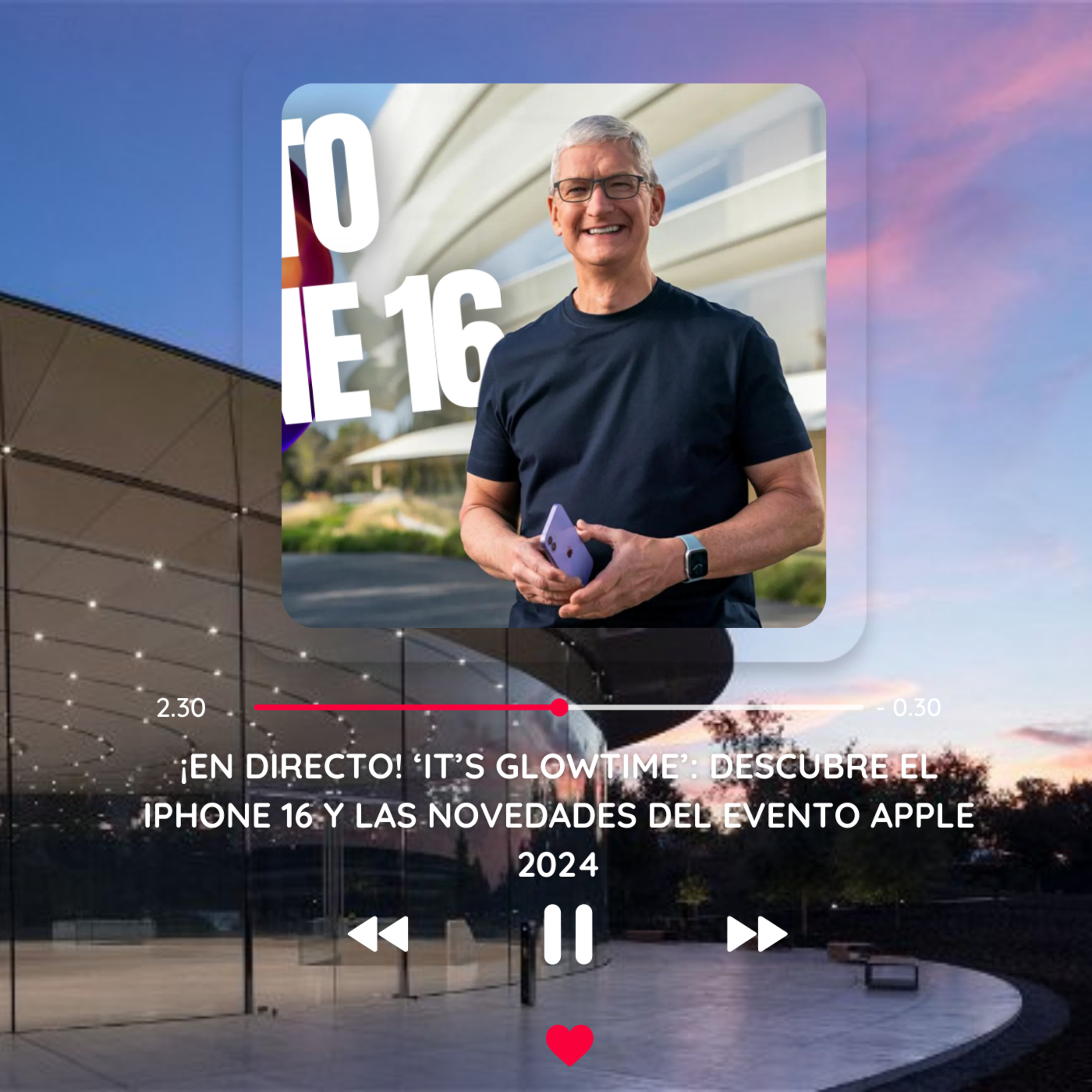 ‘It’s Glowtime’: Descubre el iPhone 16 y las Novedades del Evento Apple 2024