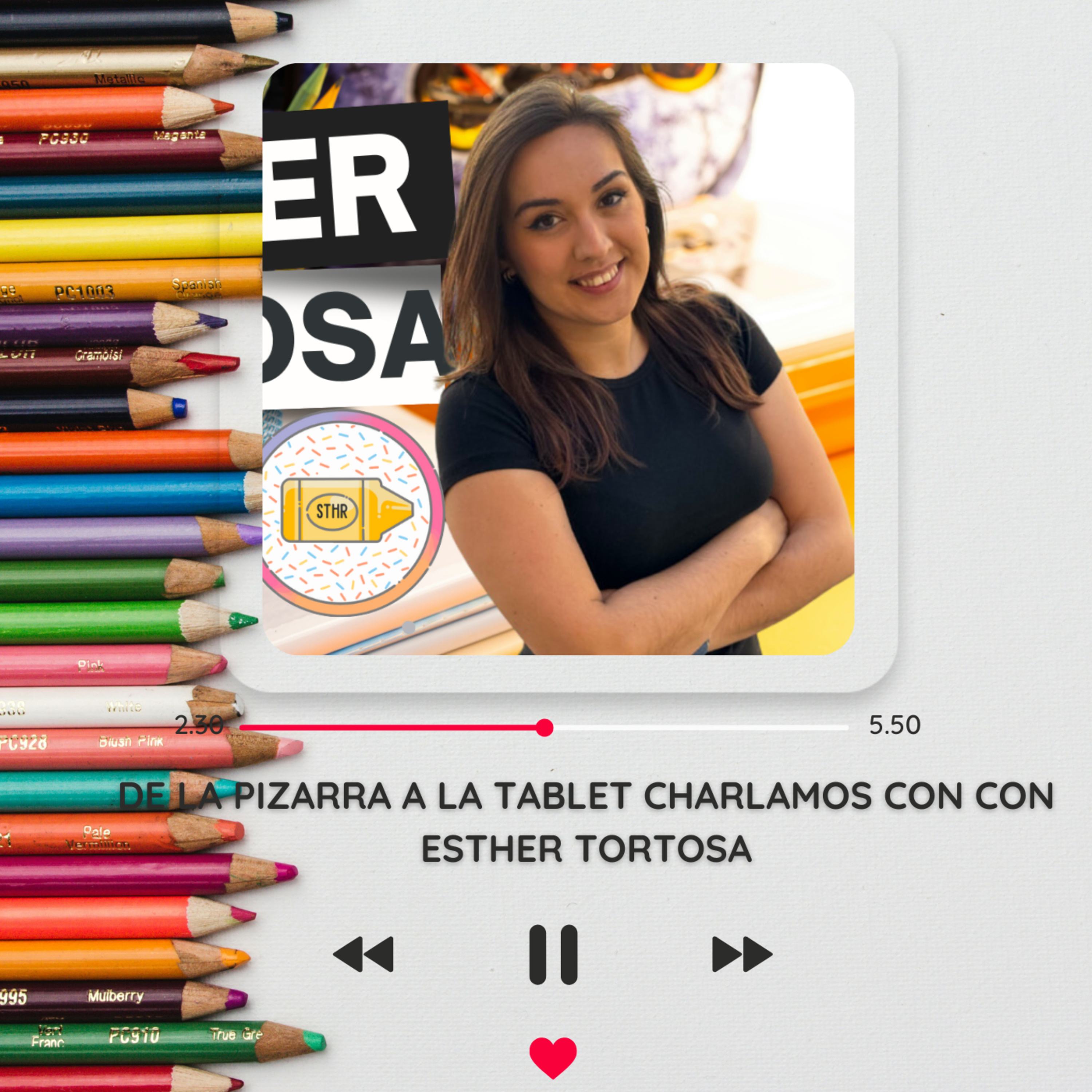 De la Pizarra a la Tablet charlamos con con Esther Tortosa