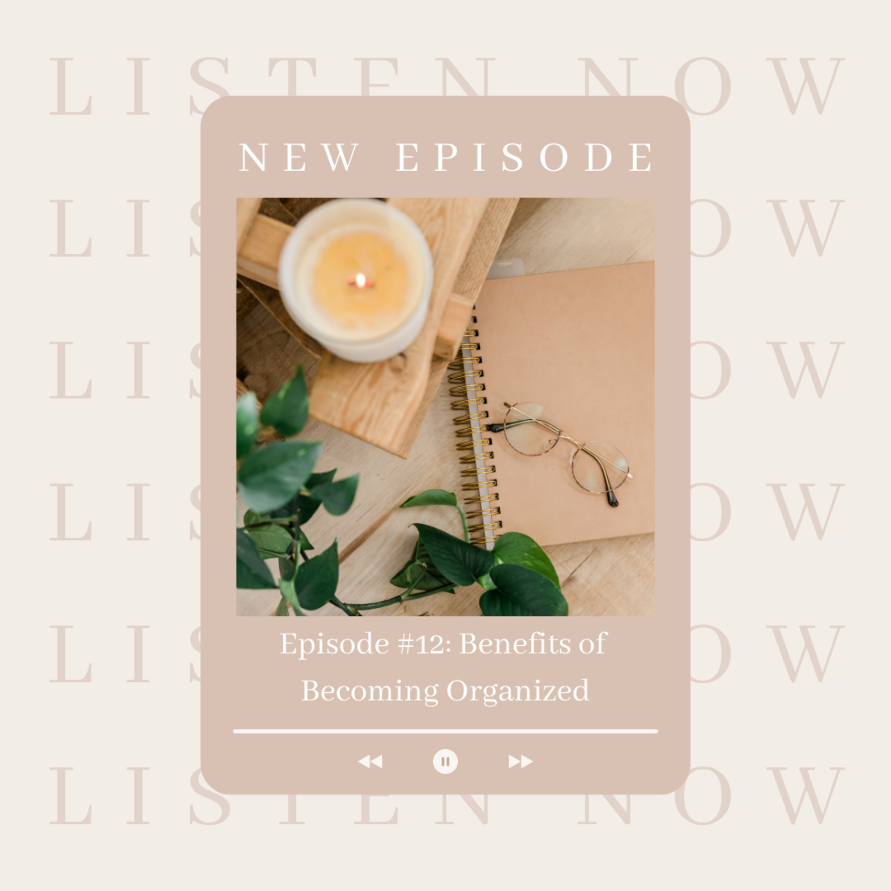 Benefits of Becoming Organized episode artwork
