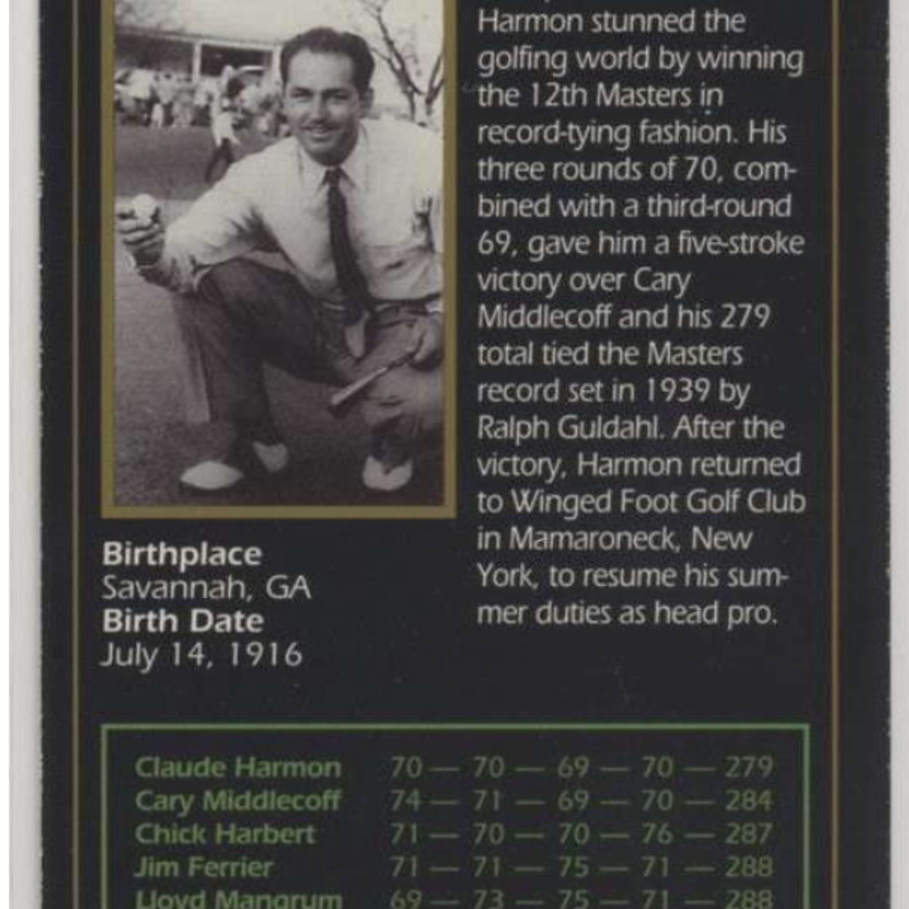 Alternate Shots - Golf, Poker, Horse Racing, Classic Movies +