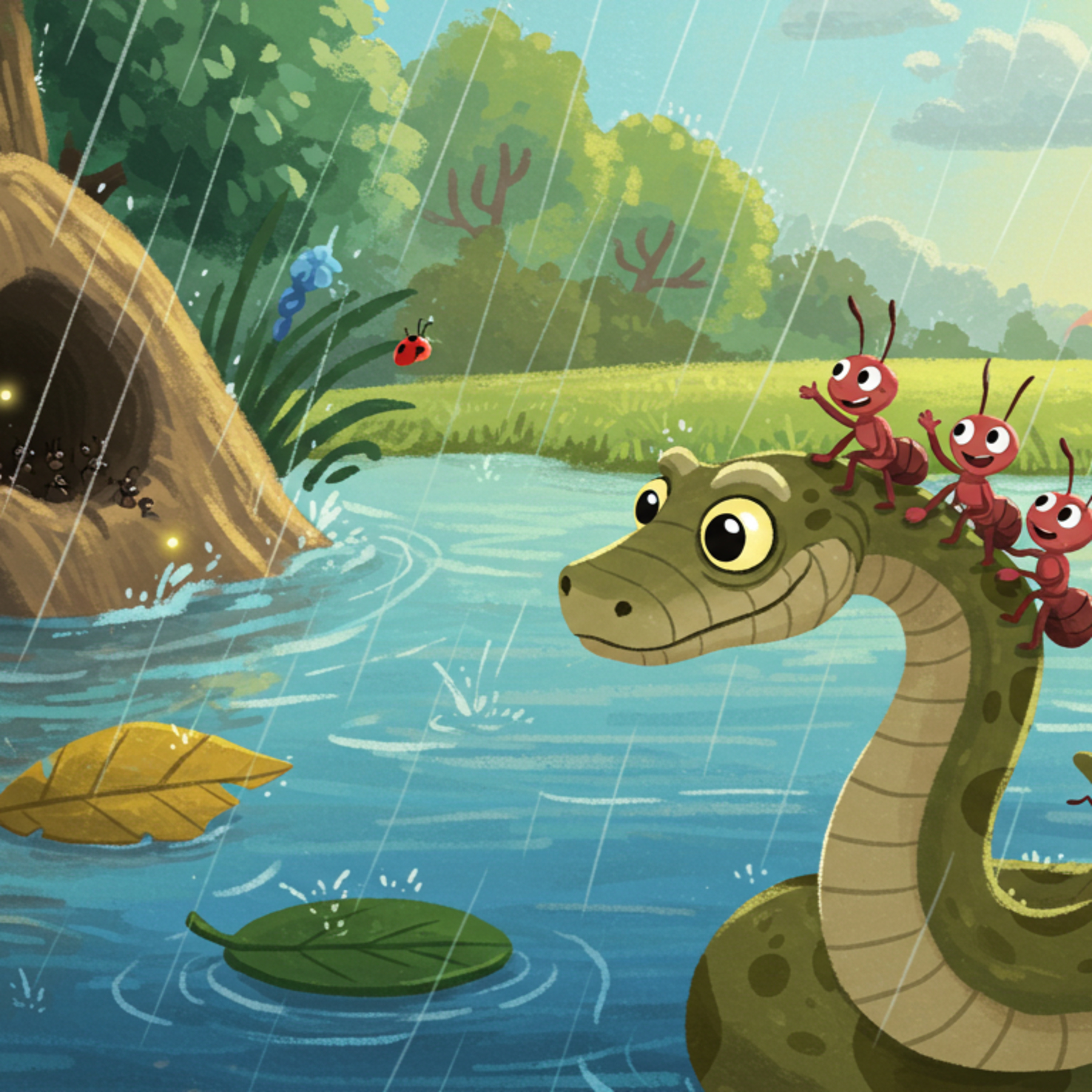 పాము చేసిన సహాయం