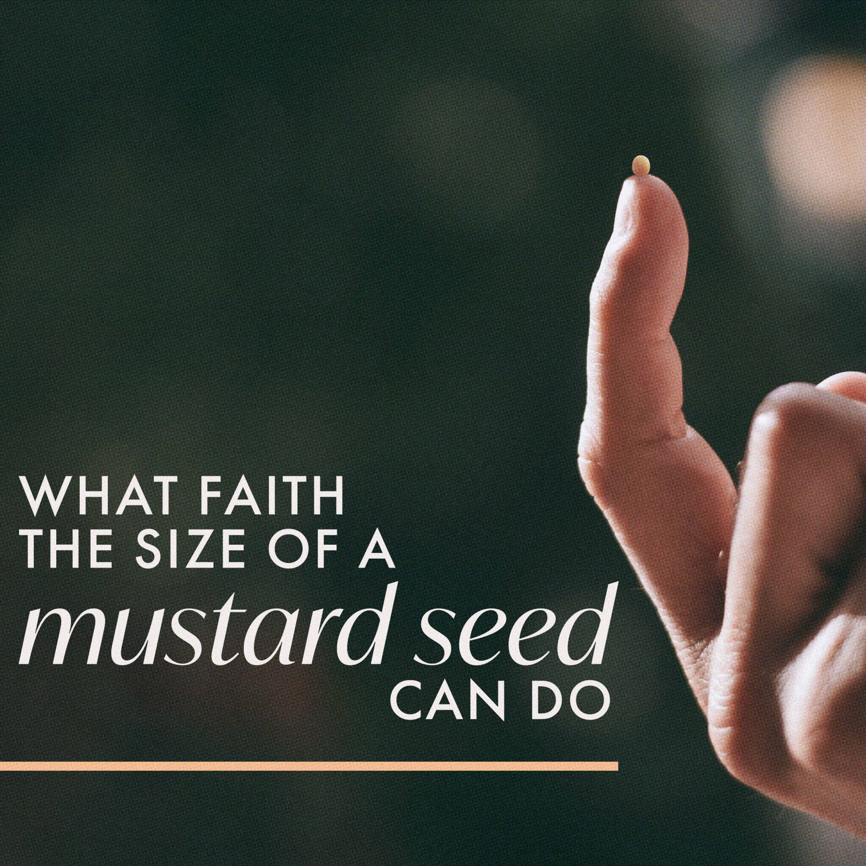 What Faith the Size of a Mustard Seed Can Do episode artwork