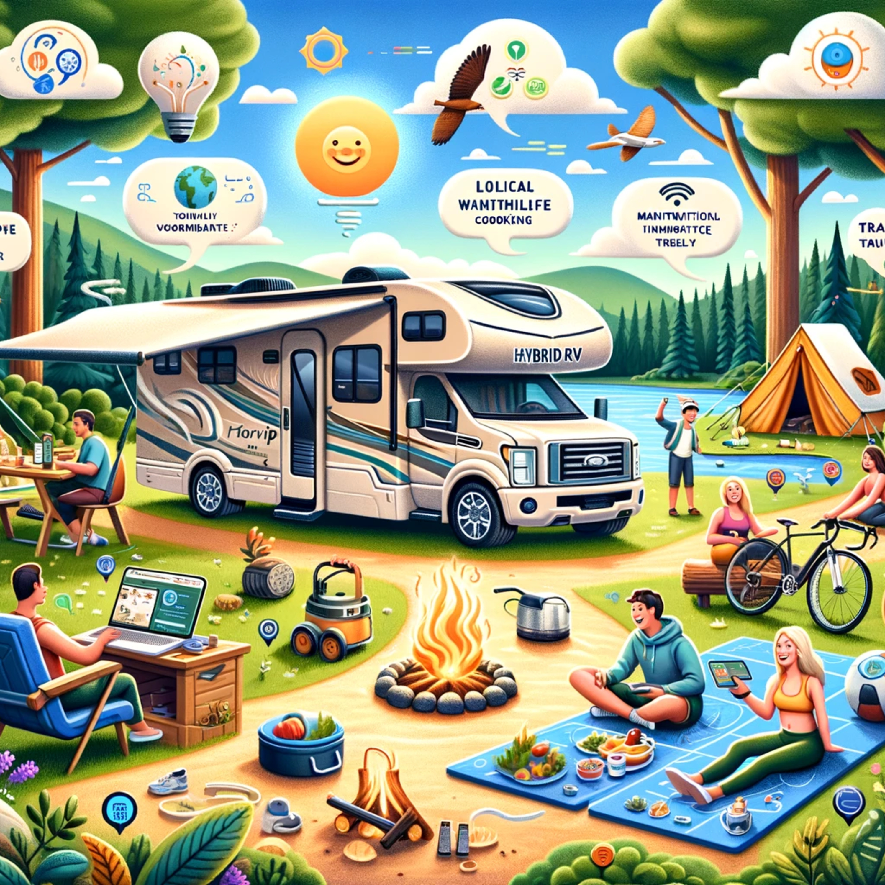 What are the top 8 ways ChatGPT can help Hybrid RV owners have a better camping experience? episode artwork