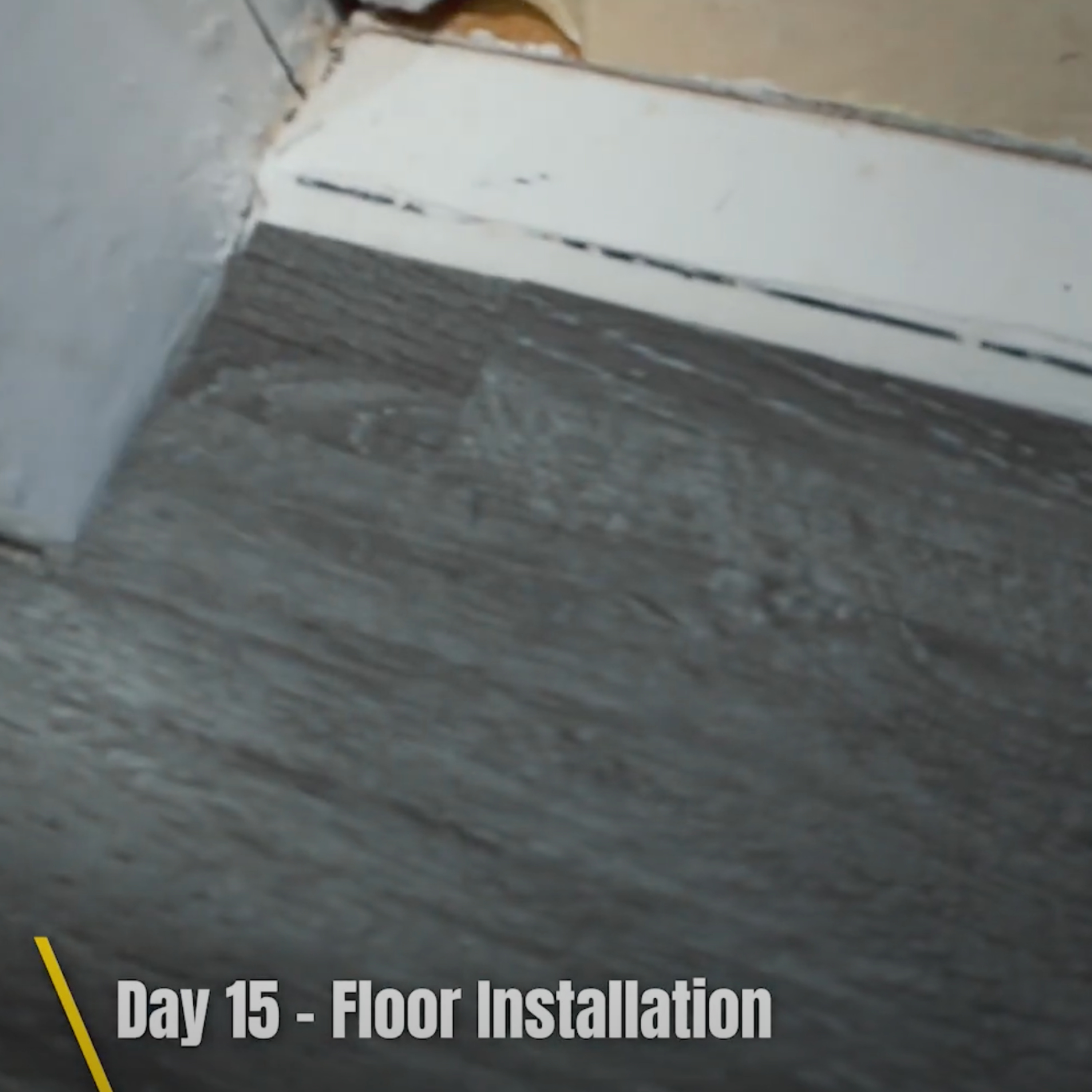 Day 15 of Renovations - Install Vinyl Floor Fast! episode artwork
