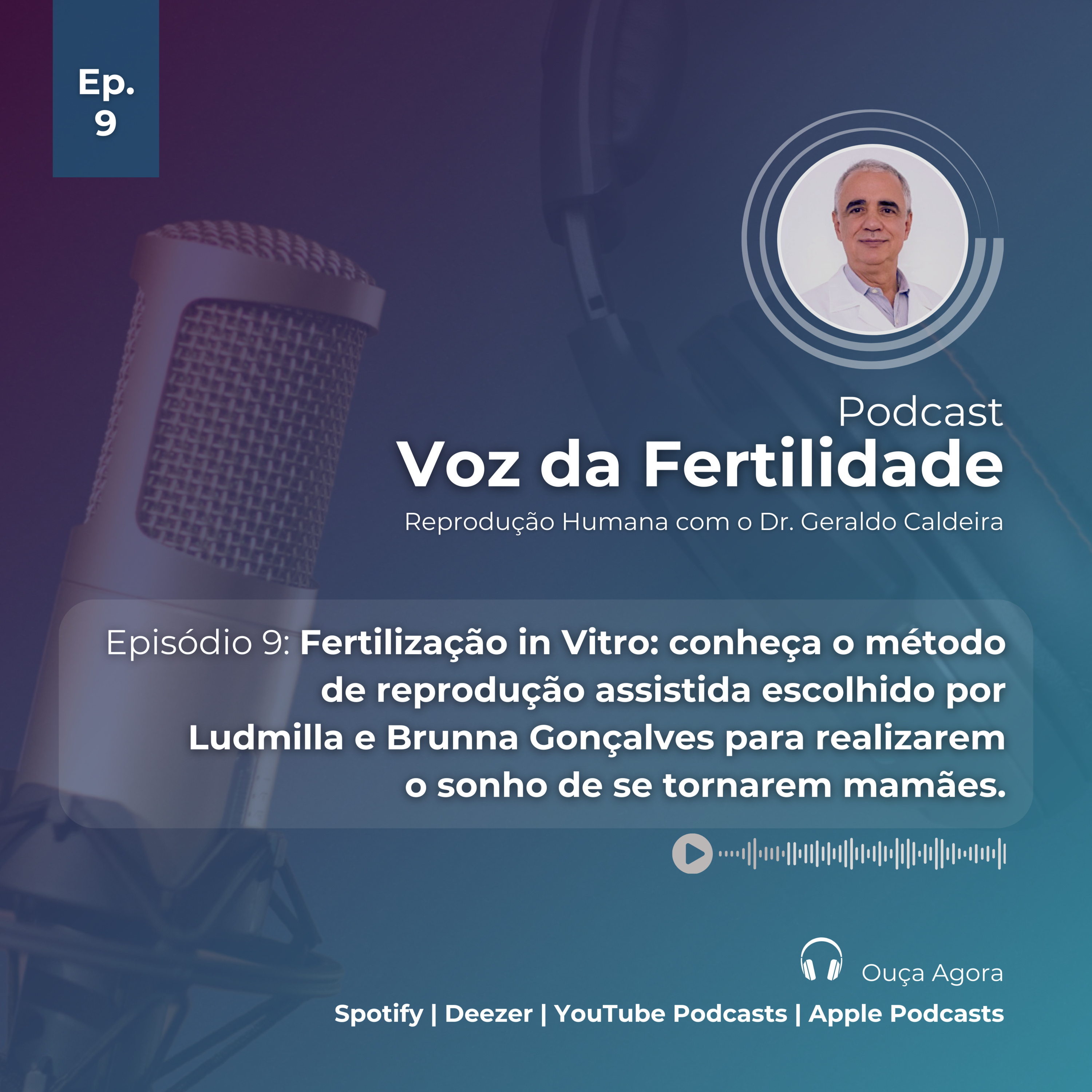 Episódio 9: Fertilização in Vitro: conheça o método de reprodução assistida escolhido por Ludmilla e Brunna Gonçalves para realizarem o sonho de se tornarem mamães. episode artwork