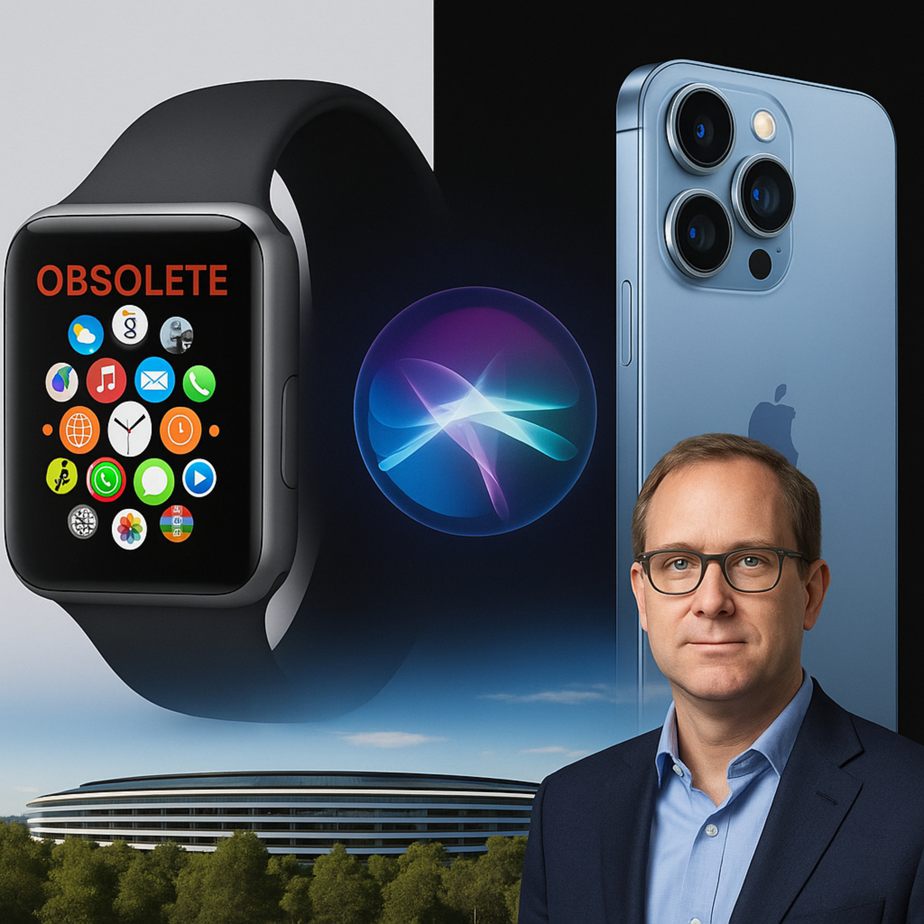 Nuevo equipo AKI, Siri 2.0 en camino y el Apple Watch Series 1 OBSOLETO episode artwork