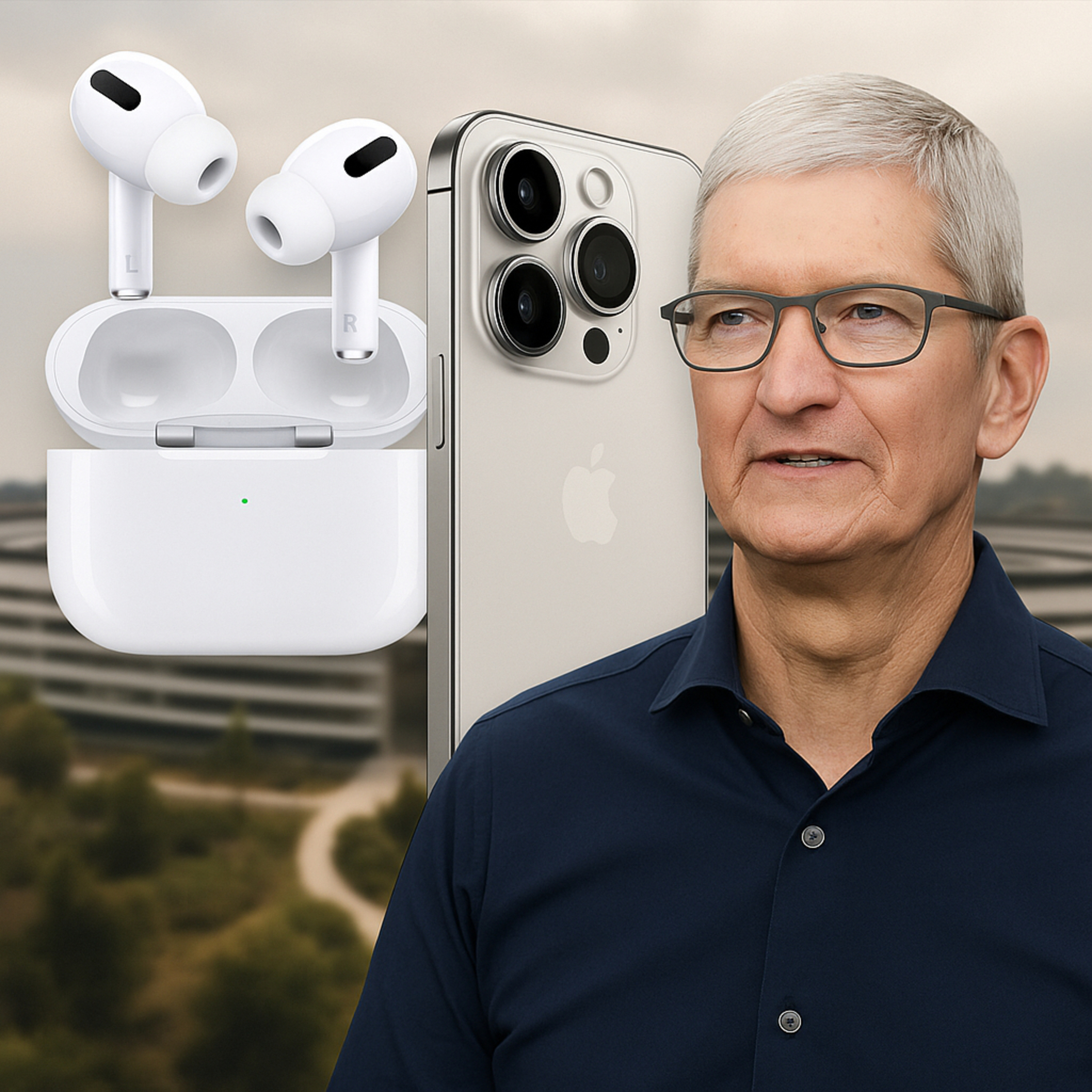 AirPods Pro 3, iPhone 17 y Tim Cook en la Casa Blanca episode artwork