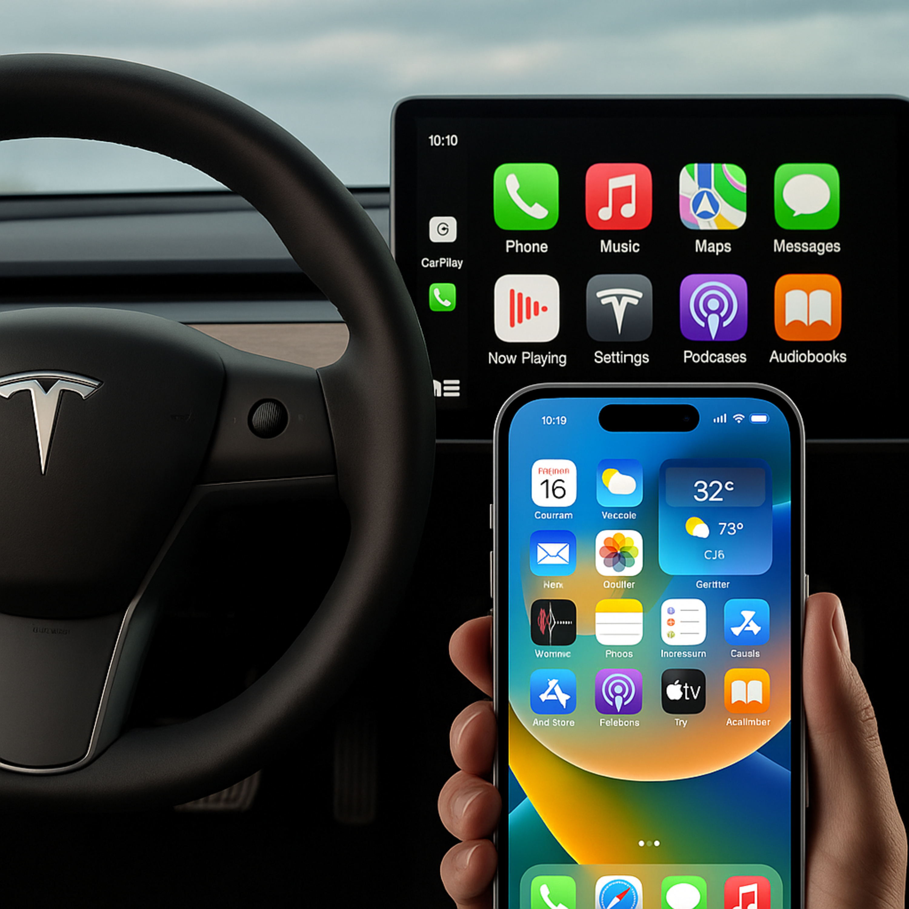 Tesla se rinde al CARPLAY y el futuro del iPhone 16e se complica episode artwork