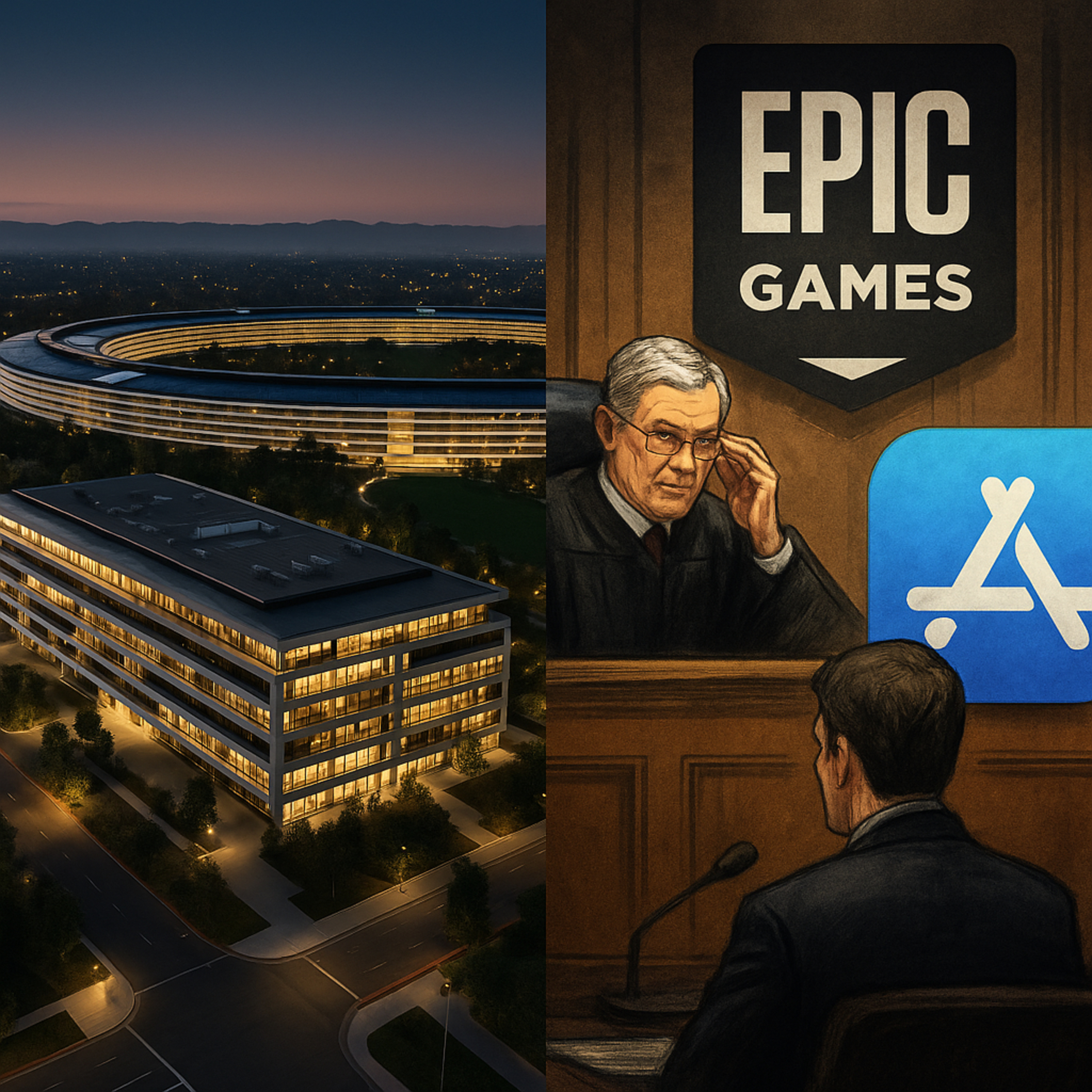 Apple supera los $1.000 millones en CUPERTINO y EPIC vuelve a presionar a la App Store episode artwork