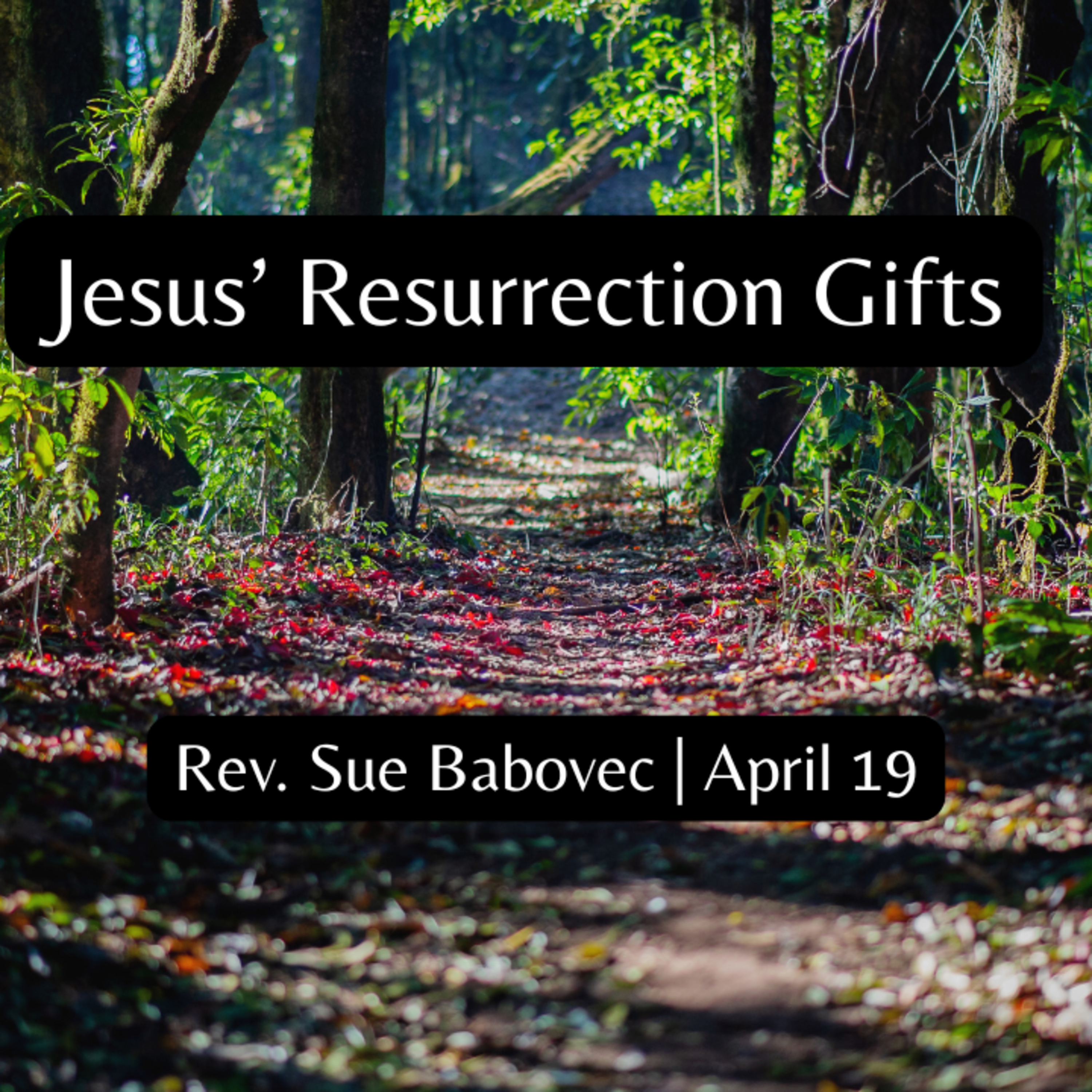 “Jesus’ Resurrection Gifts” episode artwork