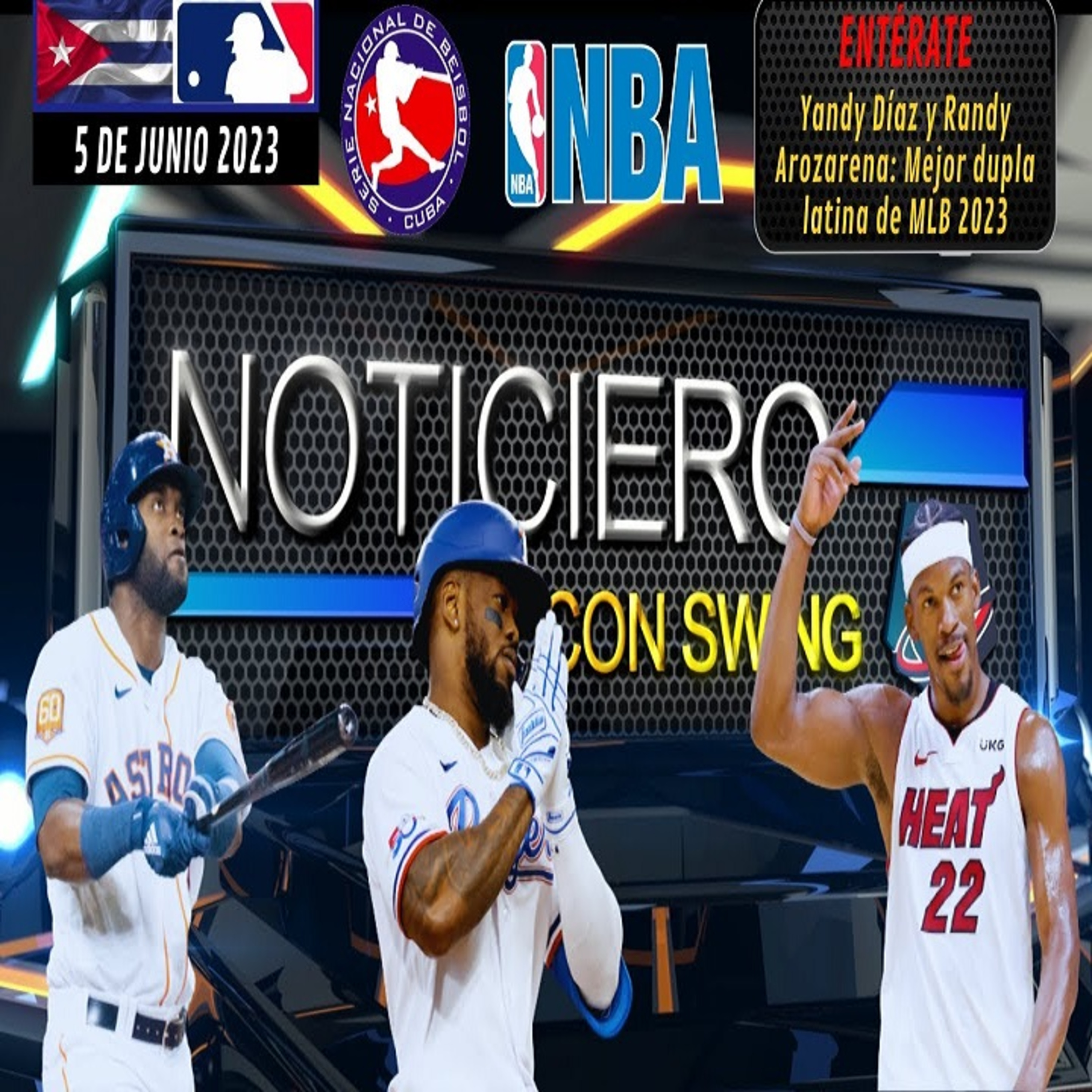 Yordan y Adolis 51 | Gurriel casi ciclo | Heat empató Final NBA episode artwork