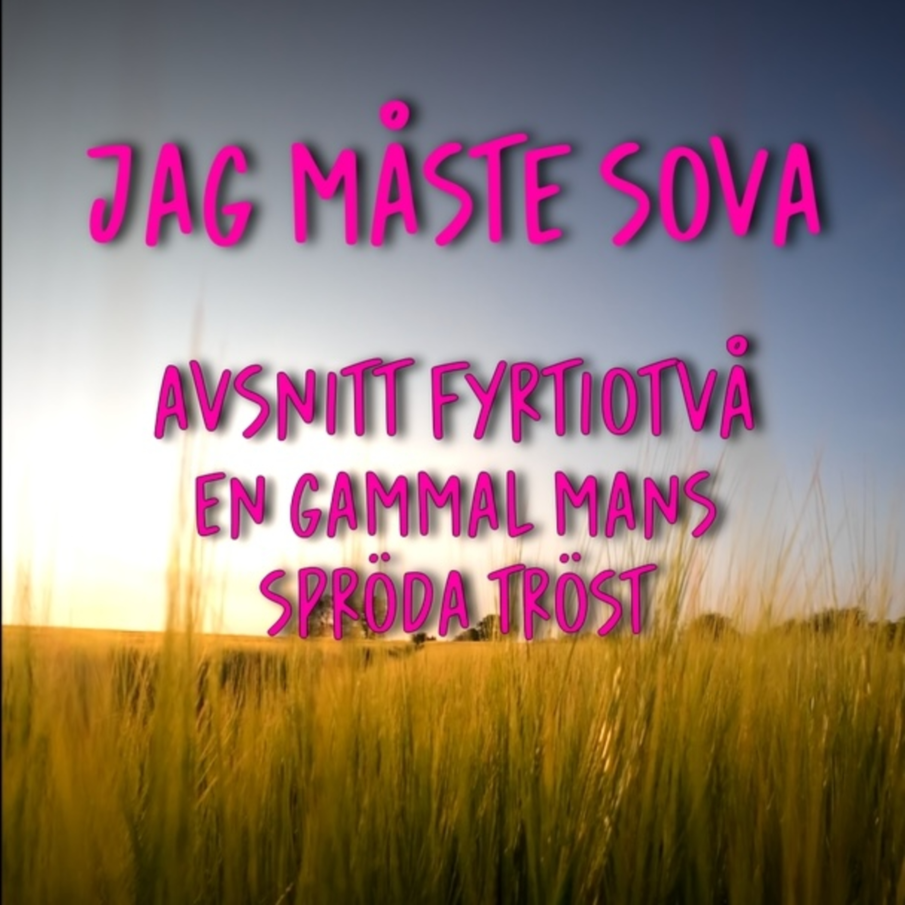 Jag måste sova!
