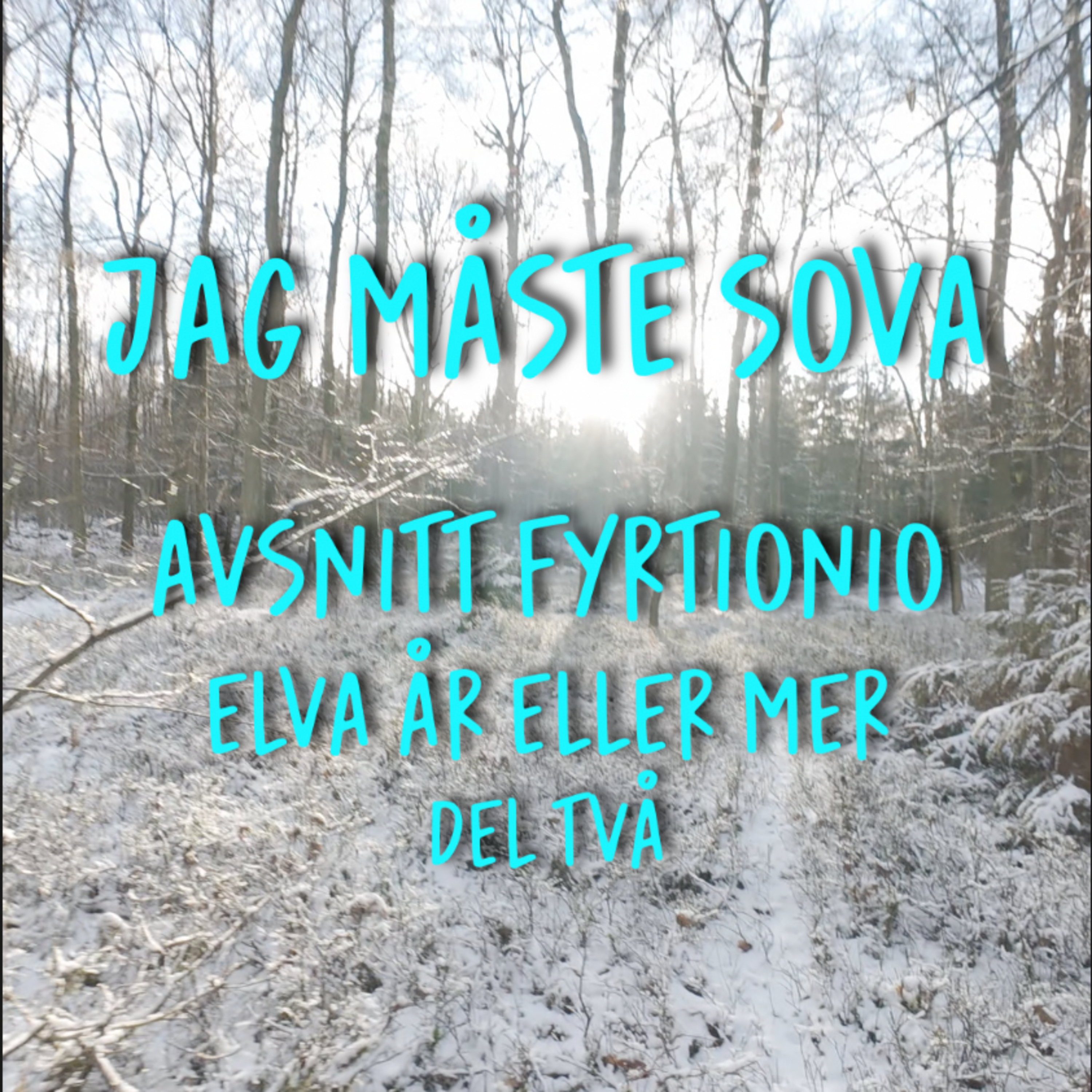 Jag måste sova!