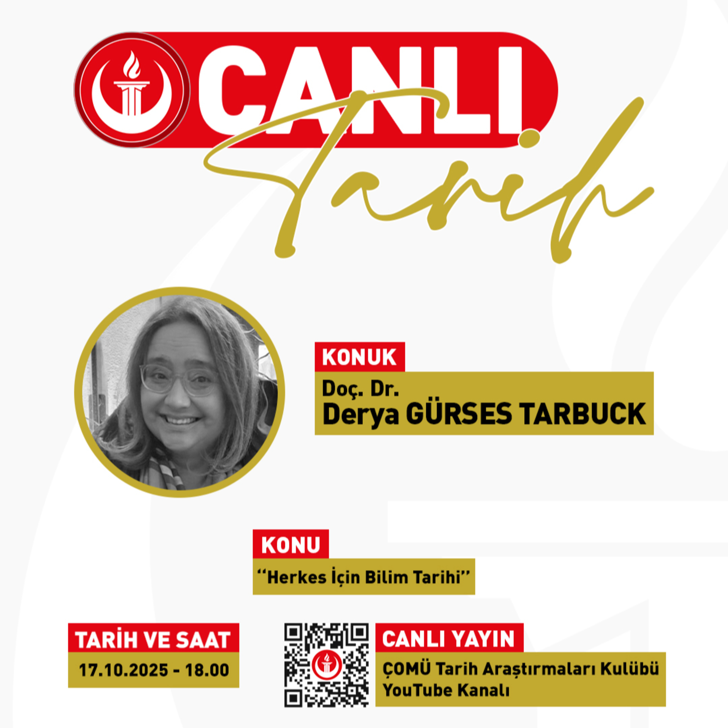 Canlı Yayın #18 | “Herkes İçin Bilim Tarihi”