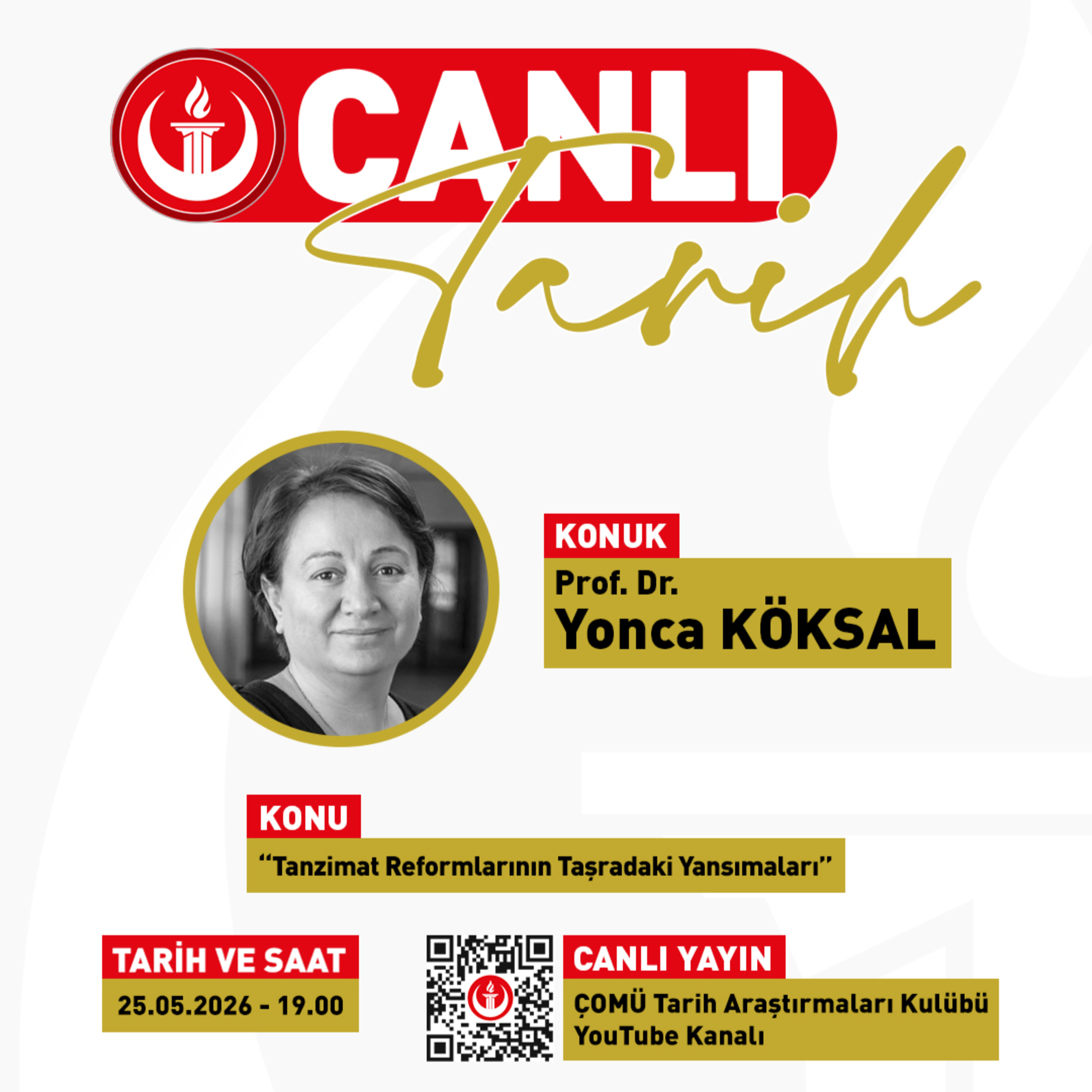 Canlı Yayın #29 | “Tanzimat Reformlarının Taşradaki Yansımaları”