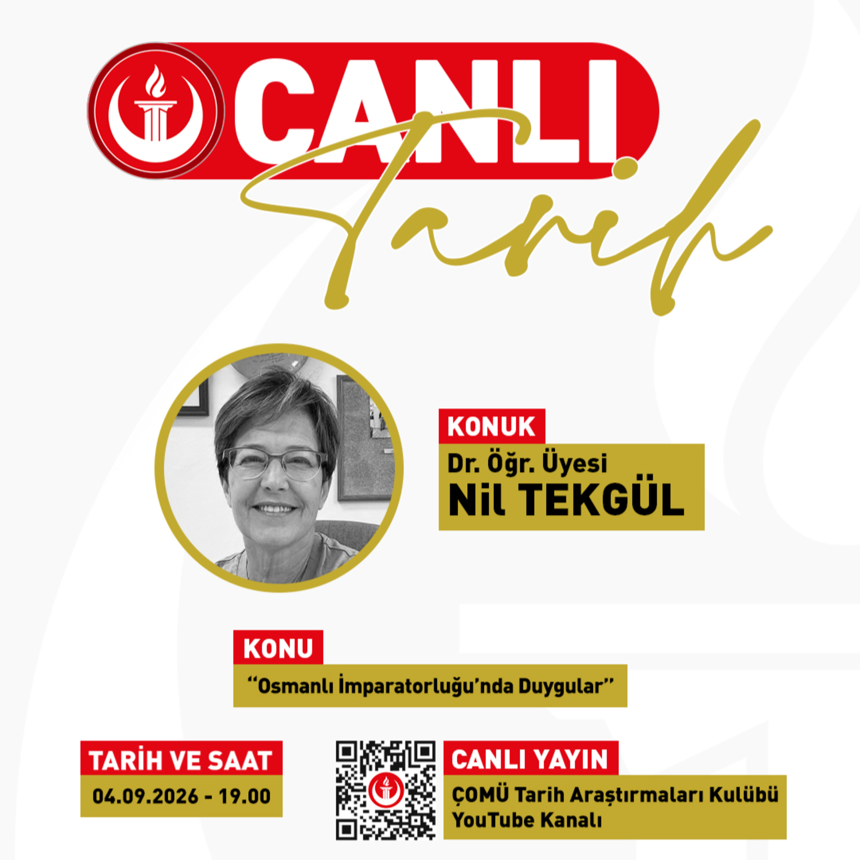 Canlı Yayın #31 | “Osmanlı İmparatorluğu’nda Duygular”