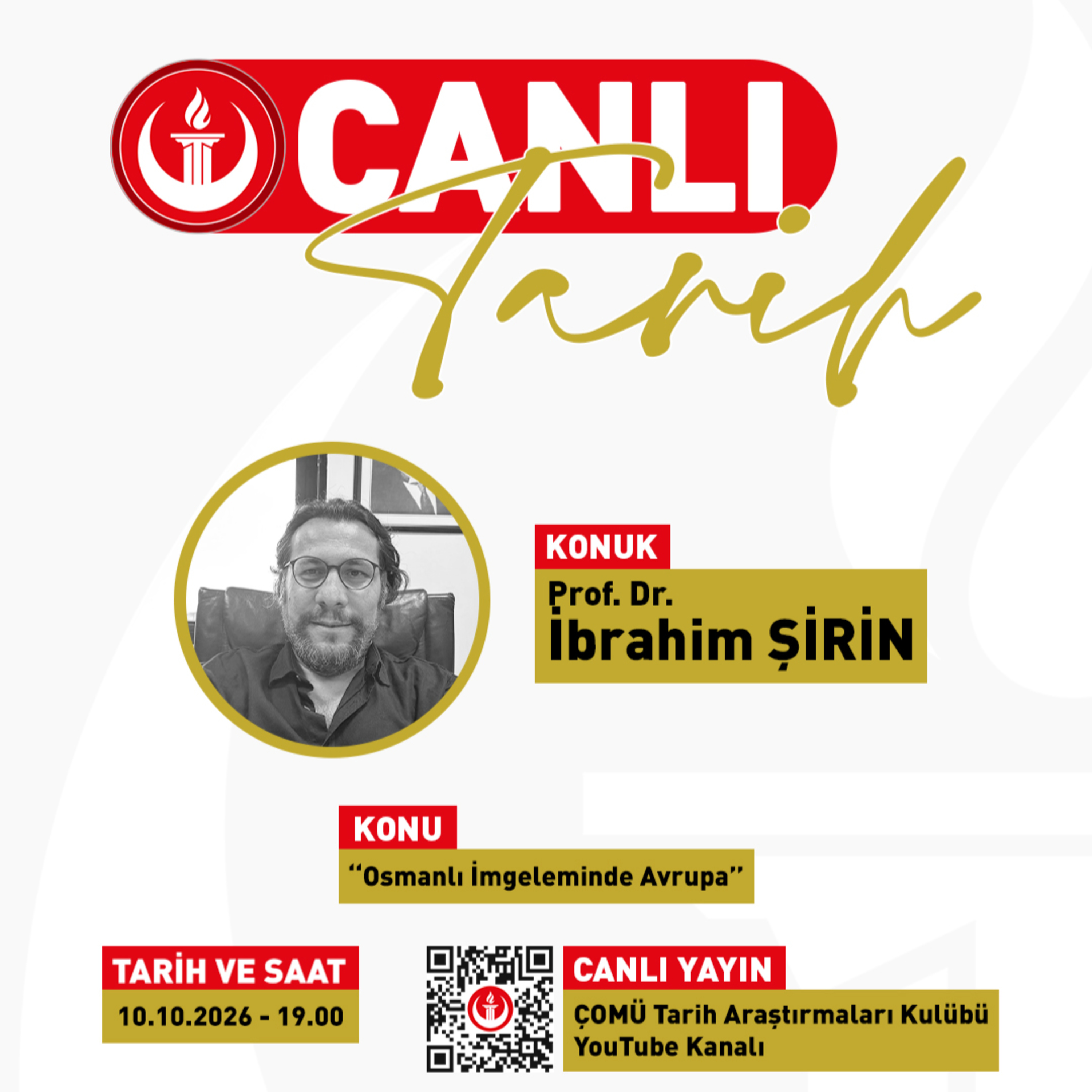 Canlı Yayın #33 | “Osmanlı İmgeleminde Avrupa”