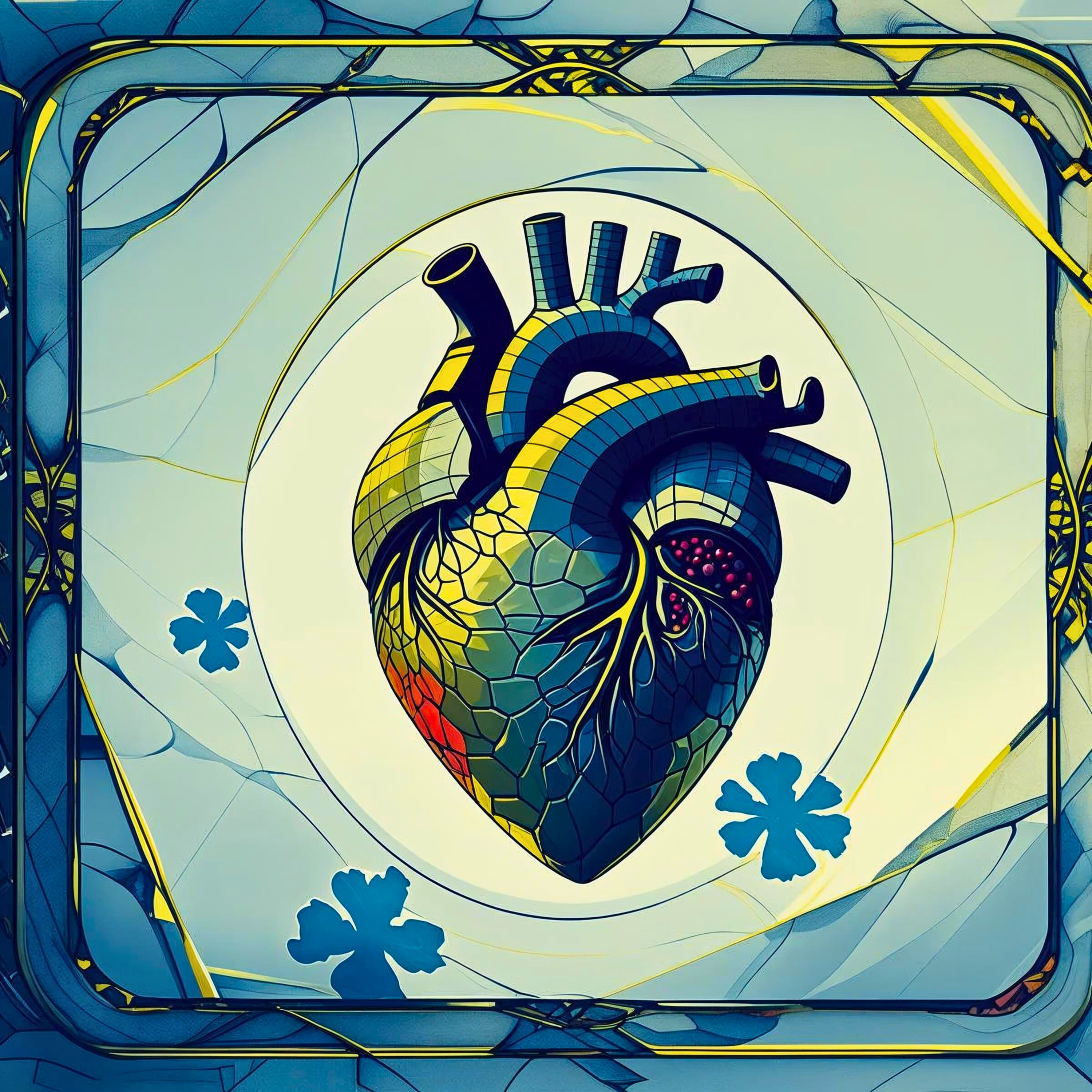 Planete Indie #489, featuring powerplay "Fractal Heart" (by Hidden Shores) / comic "1000 femmes blanches" (Lylian-A.Barnabé) episode artwork