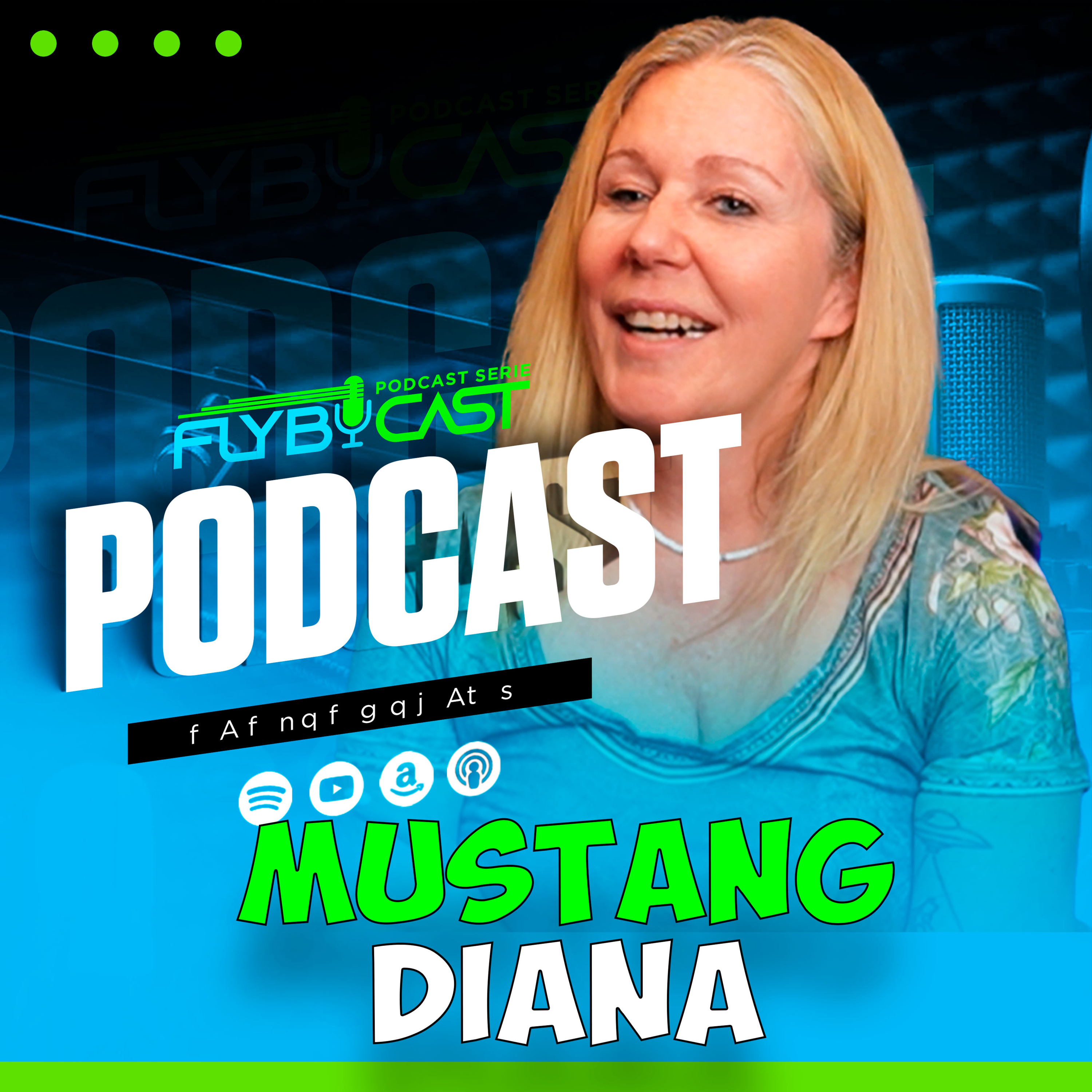 Mustang Diana med en bil der hedder Nils. (FC51)