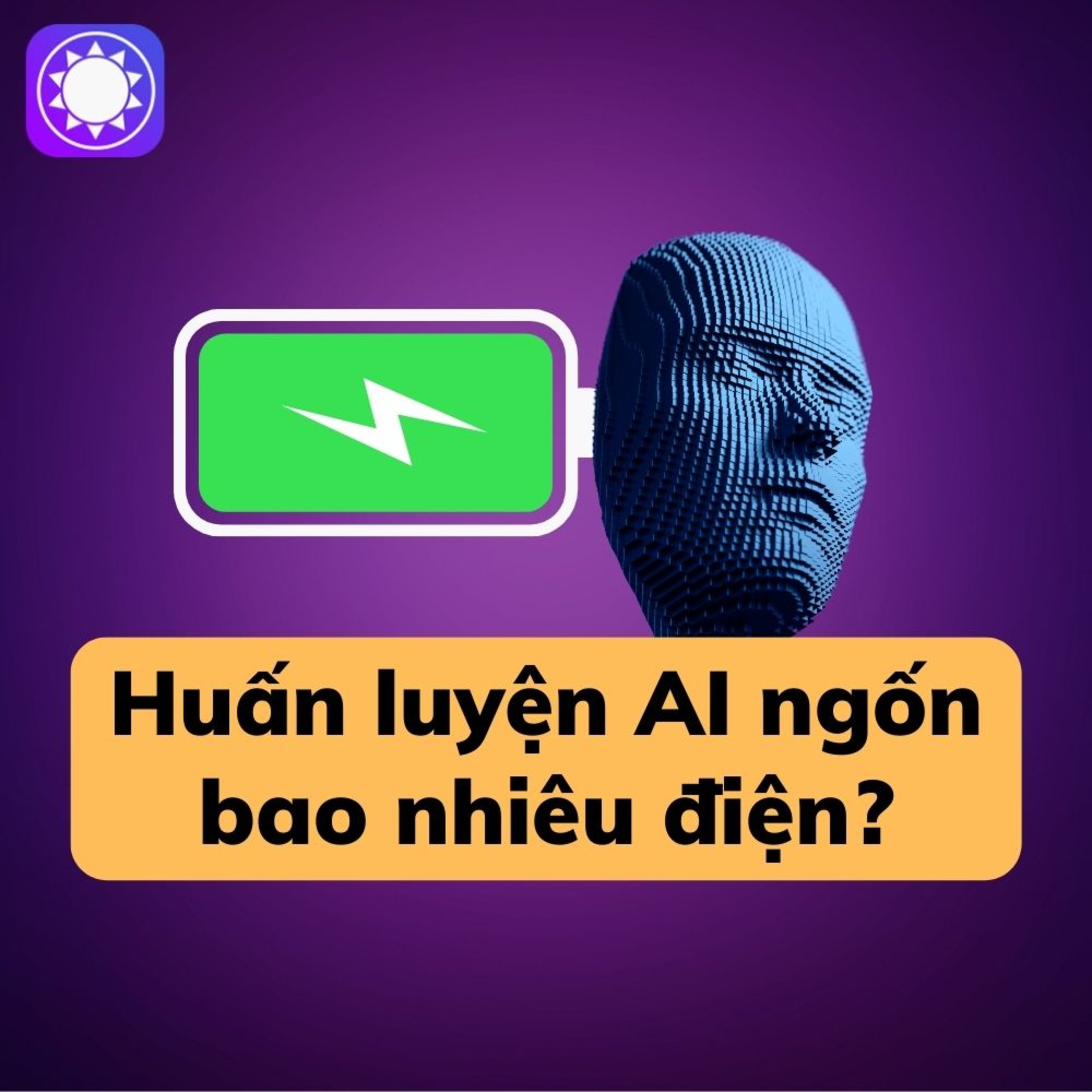 Huấn luyện AI ngốn bao nhiêu điện?