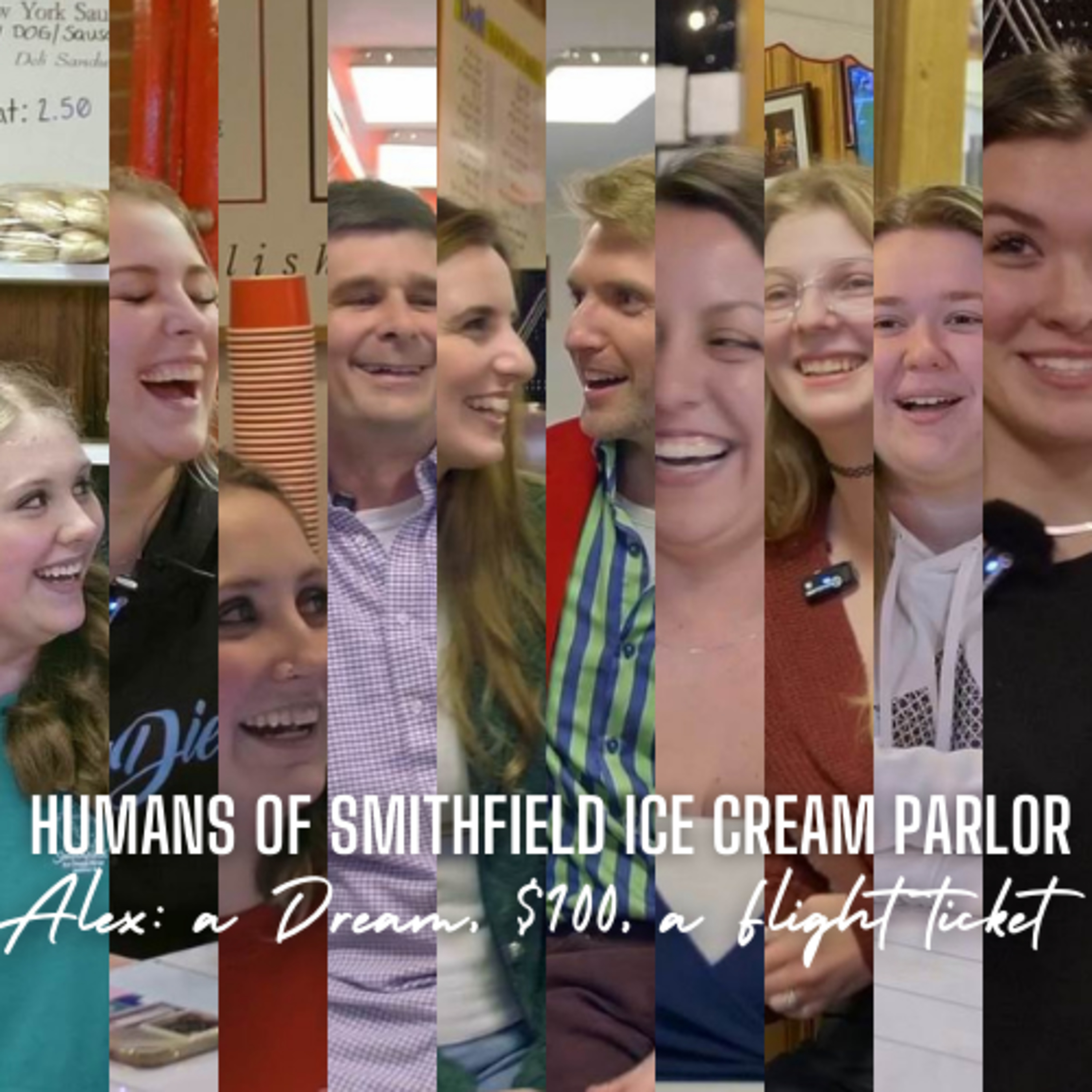 Humans of Smithfield Ice Cream Parlor - Virginia, Alex turned $100 and a flight ticket into an Ice cream shop episode artwork