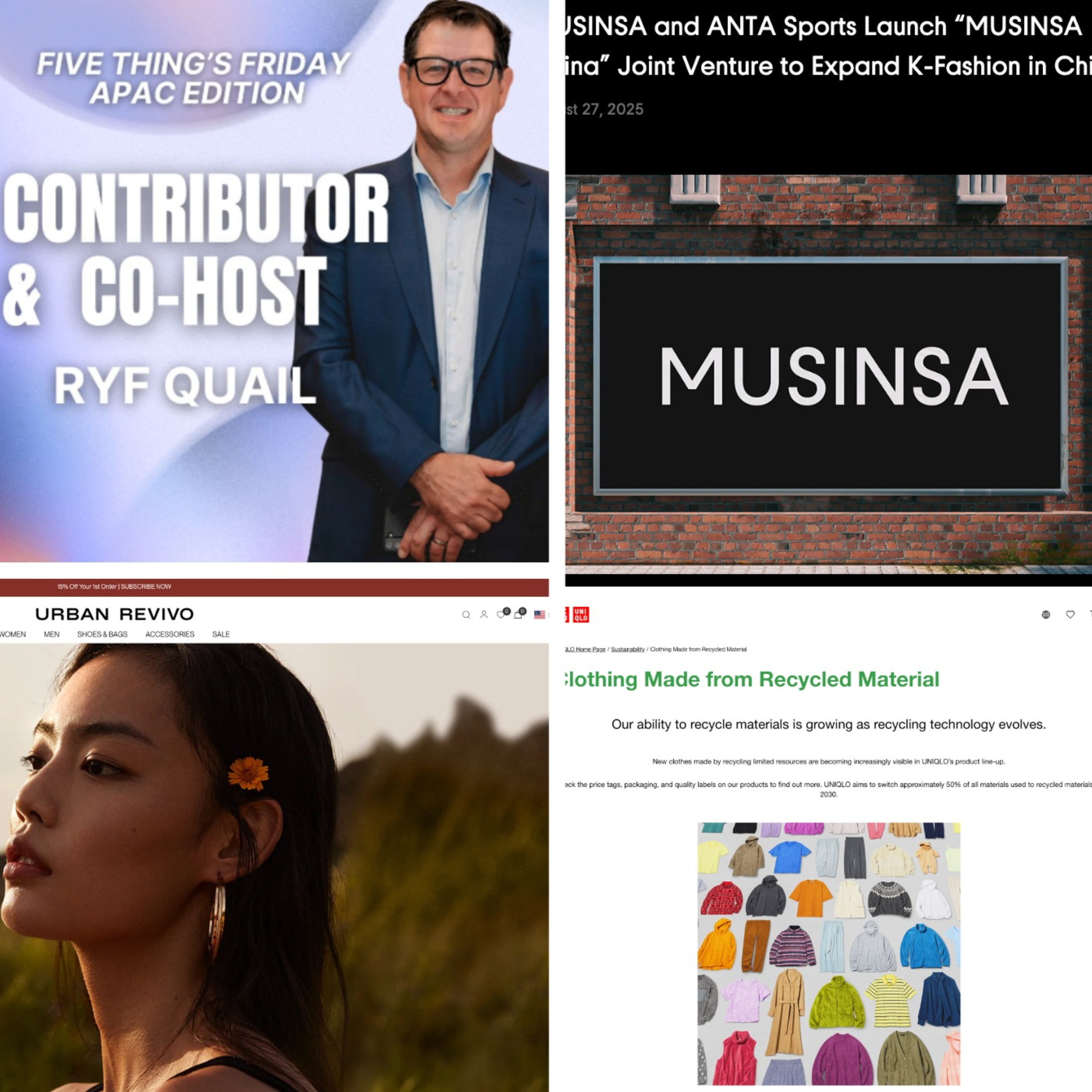 Five Things Friday APAC Retail Media’s Surge | Thailand’s Mega‑Malls | MUSINSA×ANTA | Urban Revivo episode artwork