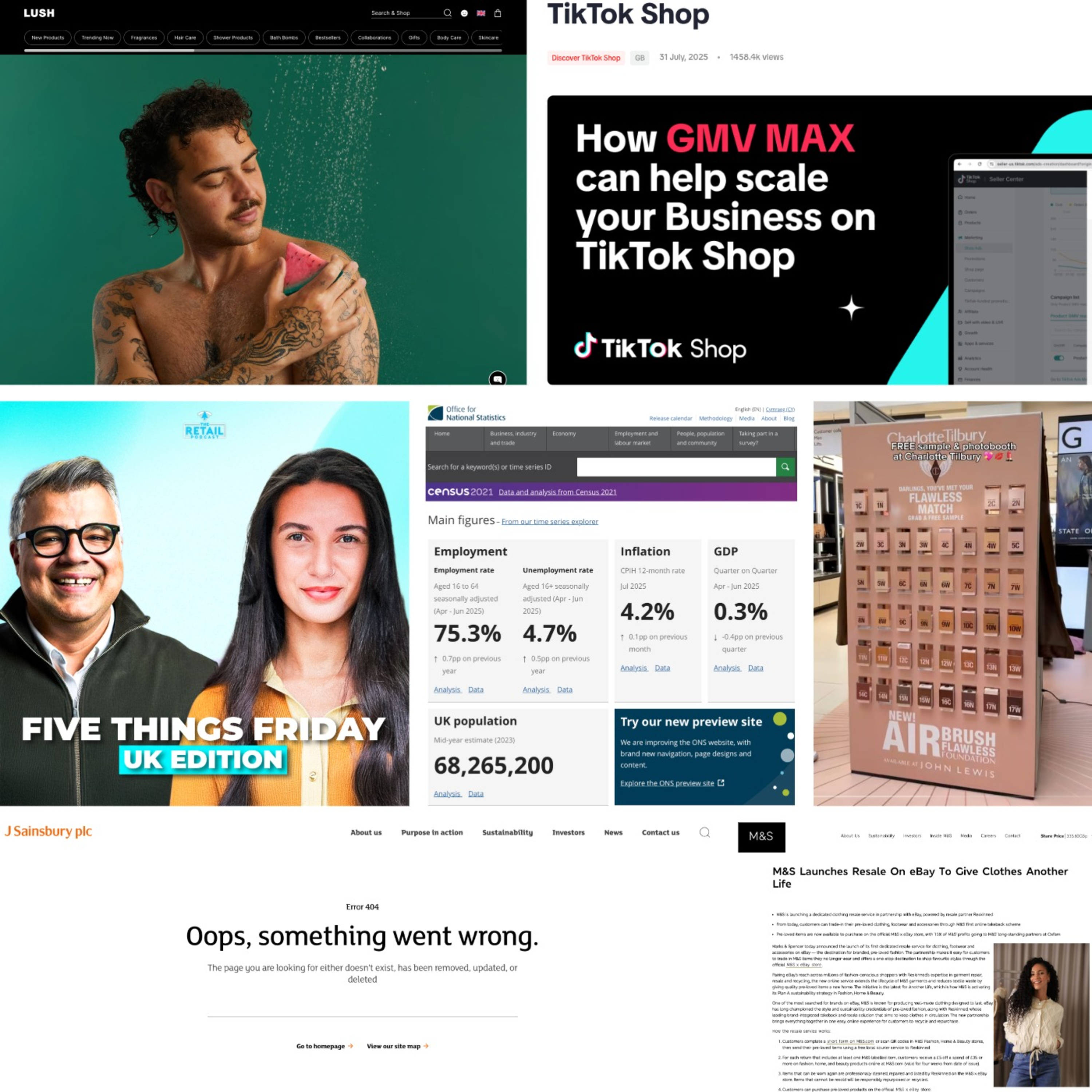 Five Things Friday UK - M&S, ONS Data Delay, TikTok GMV Max, Charlotte Tilbury Pop‑ups episode artwork