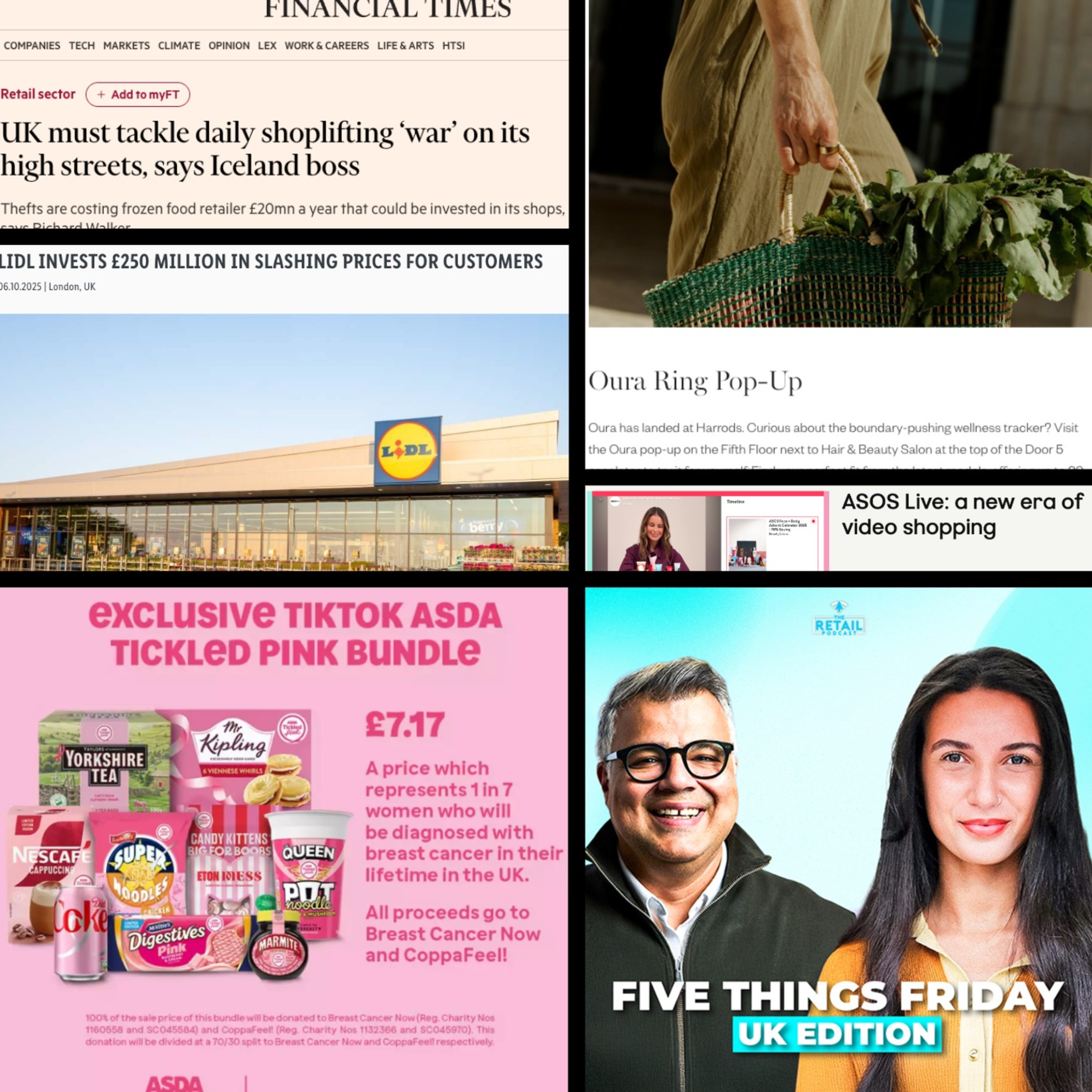 ASOS Live Shopping, Harrods Tech, Asda’s Charity TikTok Shop, and Lidl’s Price Slash — With Simone Oloman