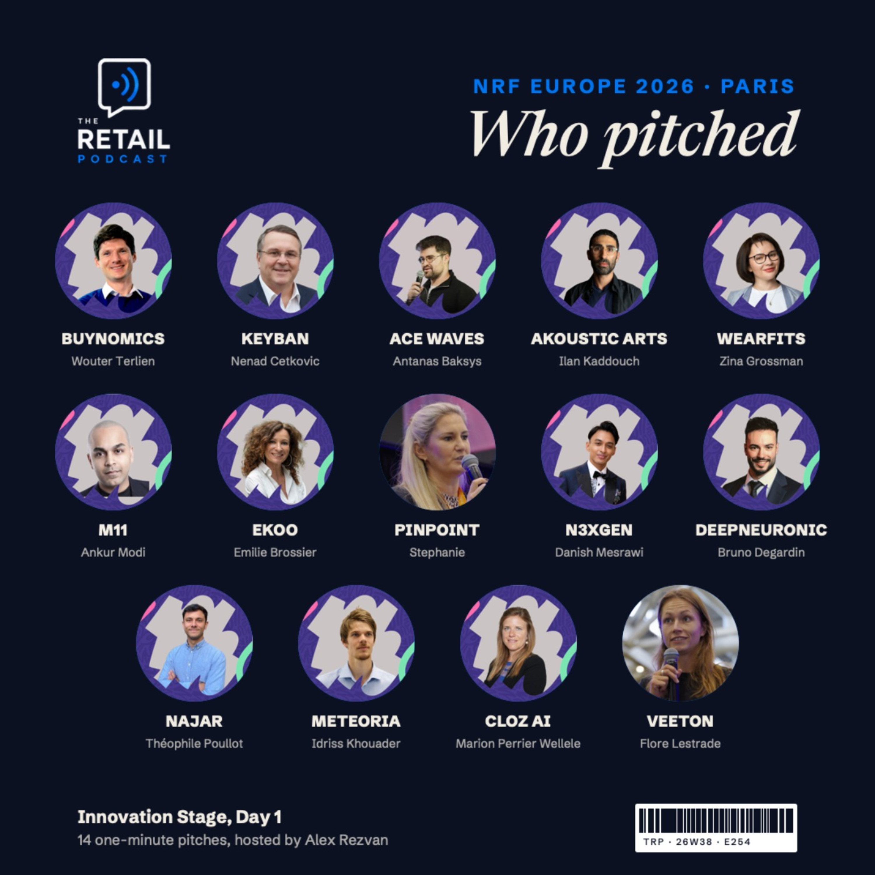 One Minute to Prove It: 14 Retail Startups Take the Stage | NRF Europe 2026