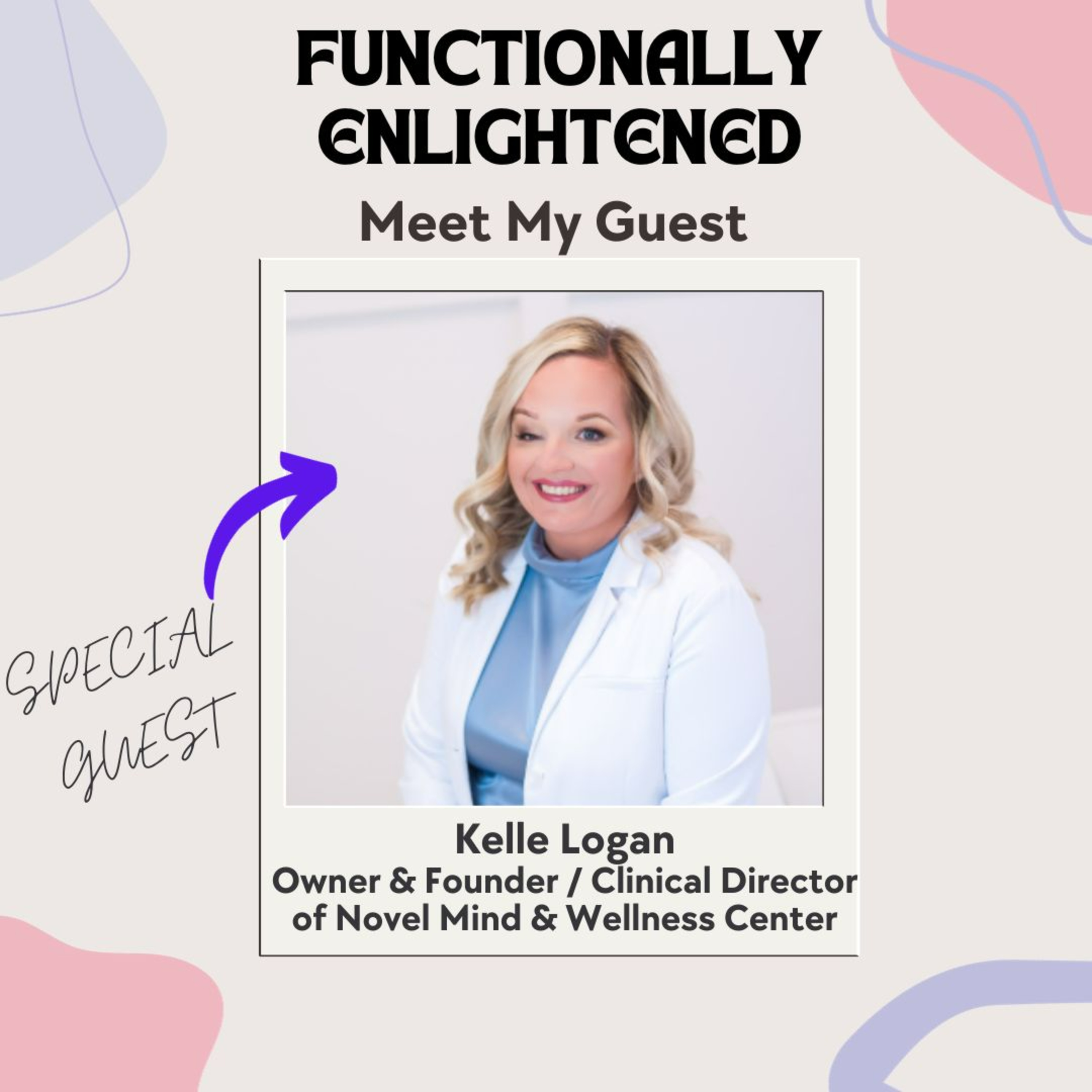 Eps 13. Kelle Logan - Owner and Founder of Novel Mind and Wellness - Treating Chronic Pain and Mental Health with Ketamine  episode artwork