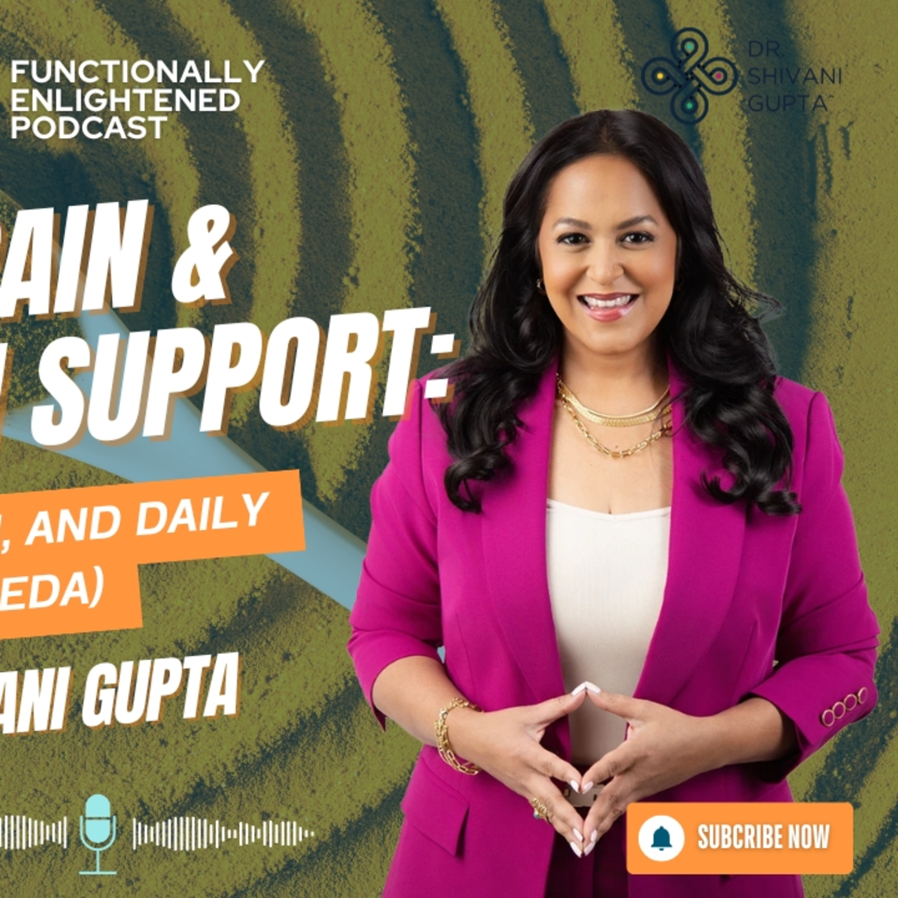 Eps 70. Natural Pain & Inflammation Support: Turmeric, Gut Health, and Ayurveda | Dr. Shivani Gupta episode artwork