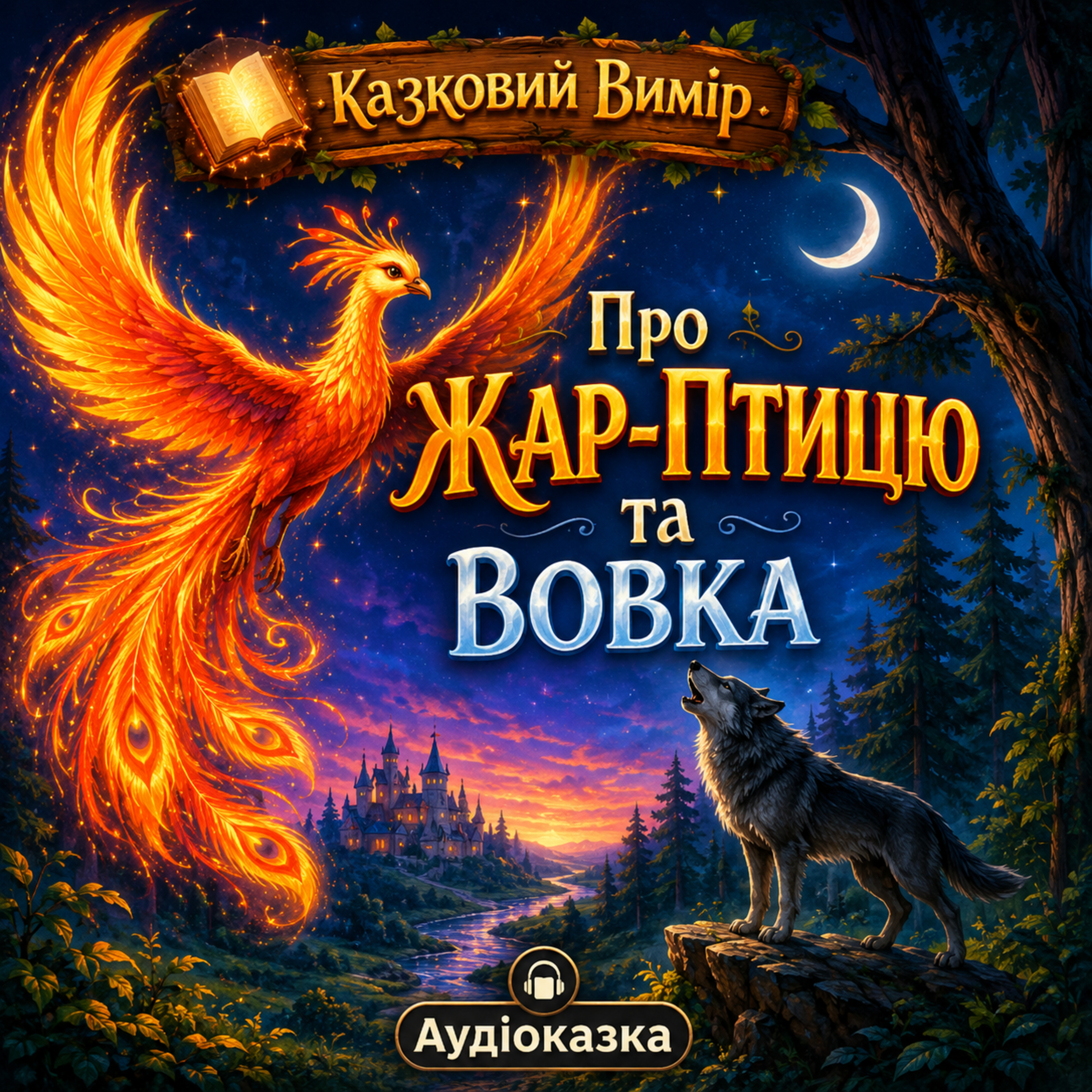 Про Жар-птицю та вовка