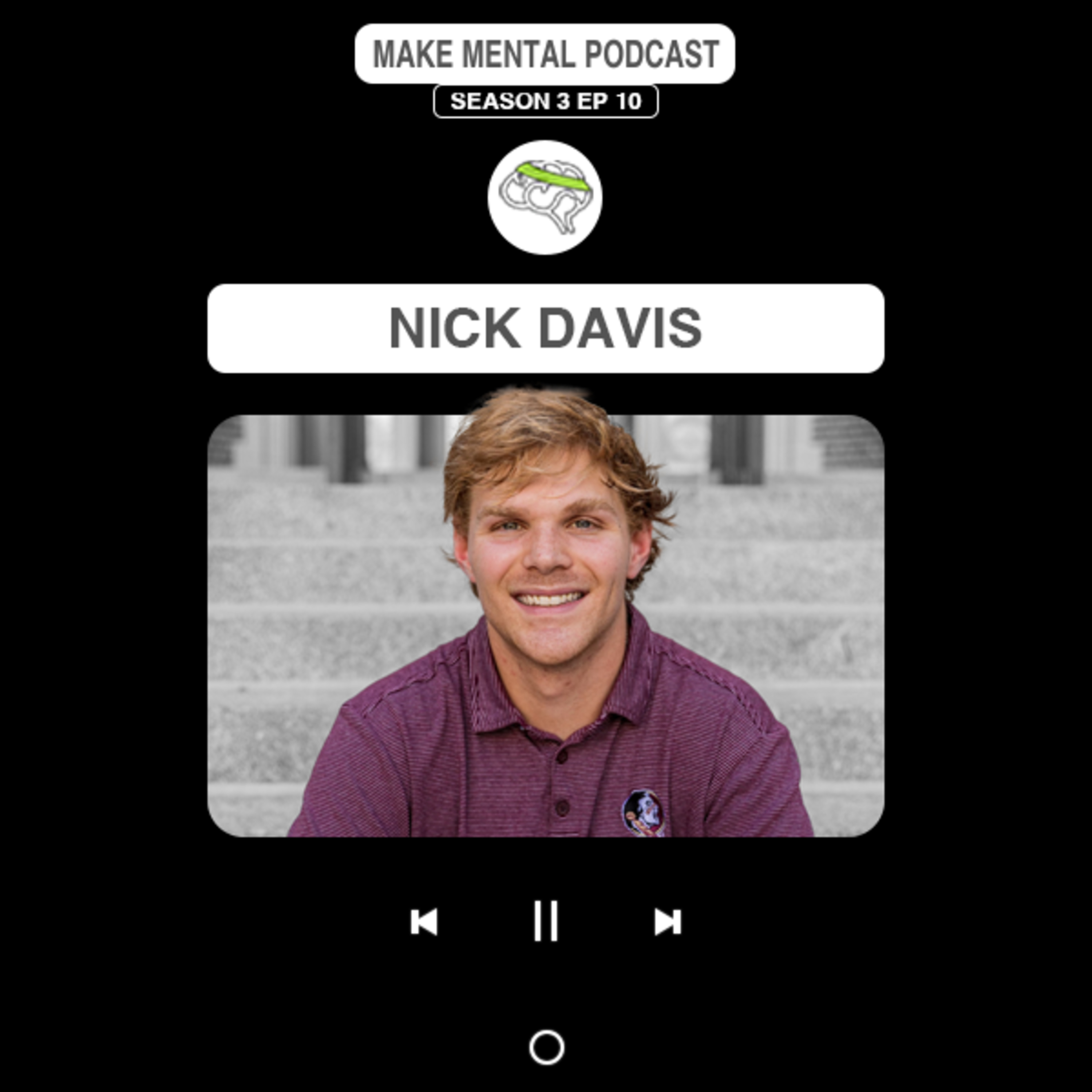 S3 E10 Nick Davis "Mend the Mind" episode artwork