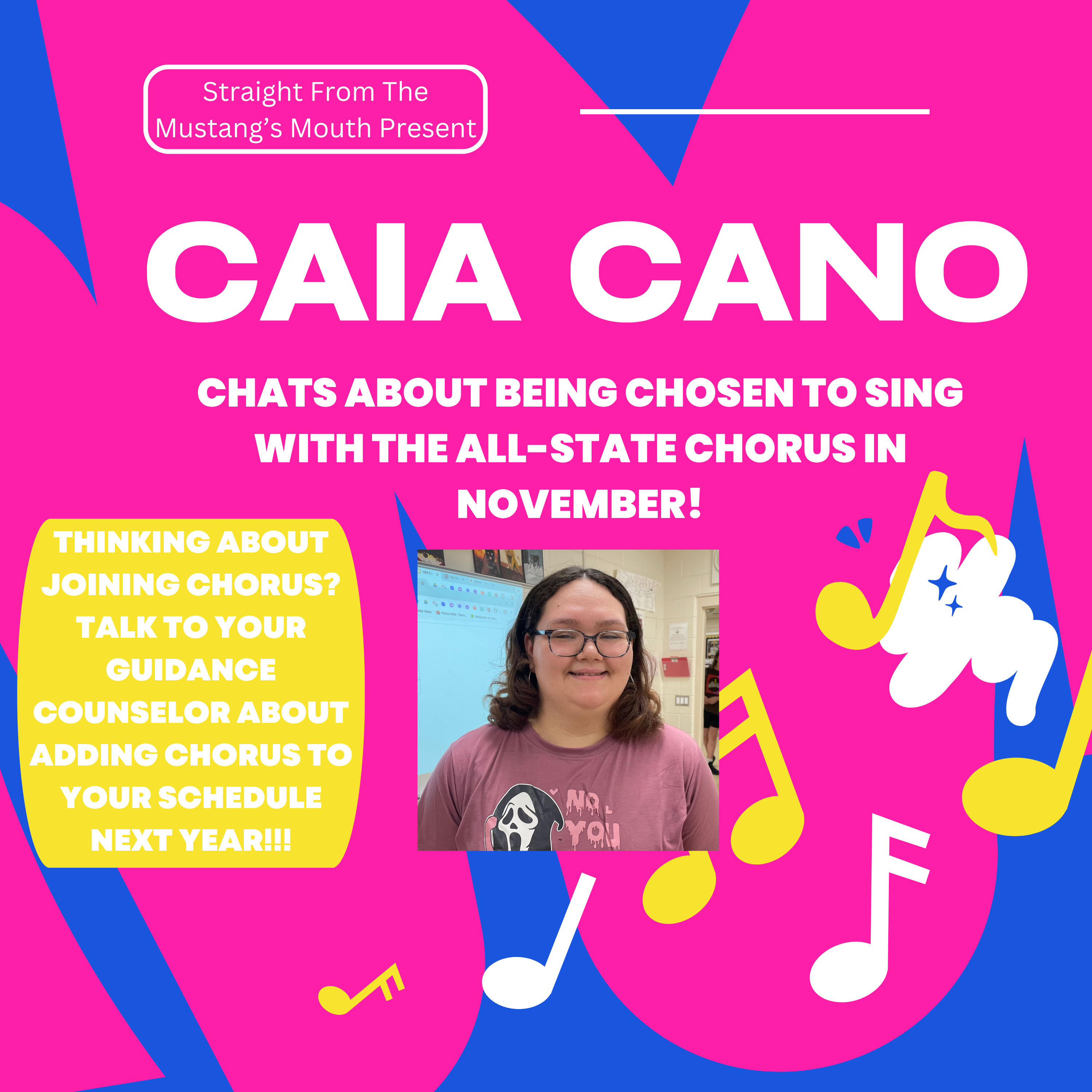 Caia Cano Chosen as All-STATE Chorus Member as Tenor I episode artwork