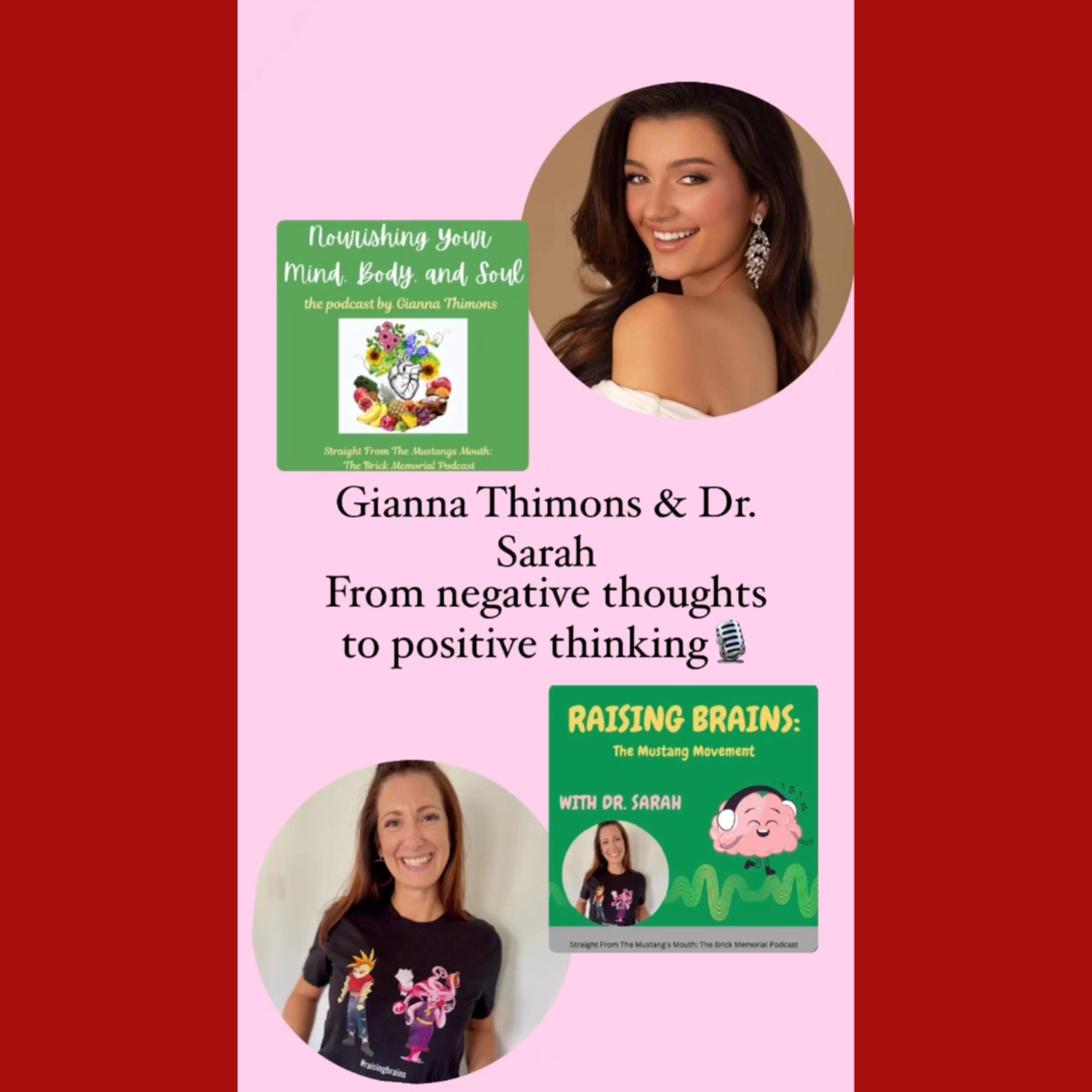 From Negative Talk to Positive Thinking with Dr. Sarah and Gianna Thimons episode artwork
