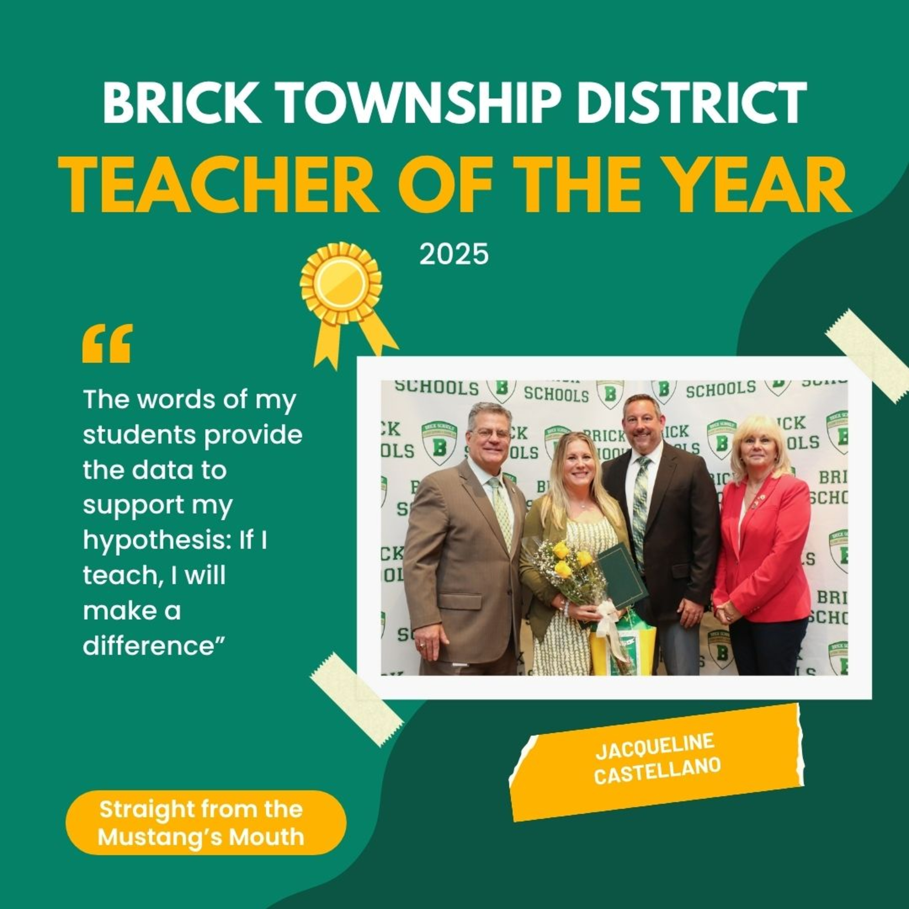 Mrs. Castellano's Brick Township District Teacher of the Year Speech episode artwork