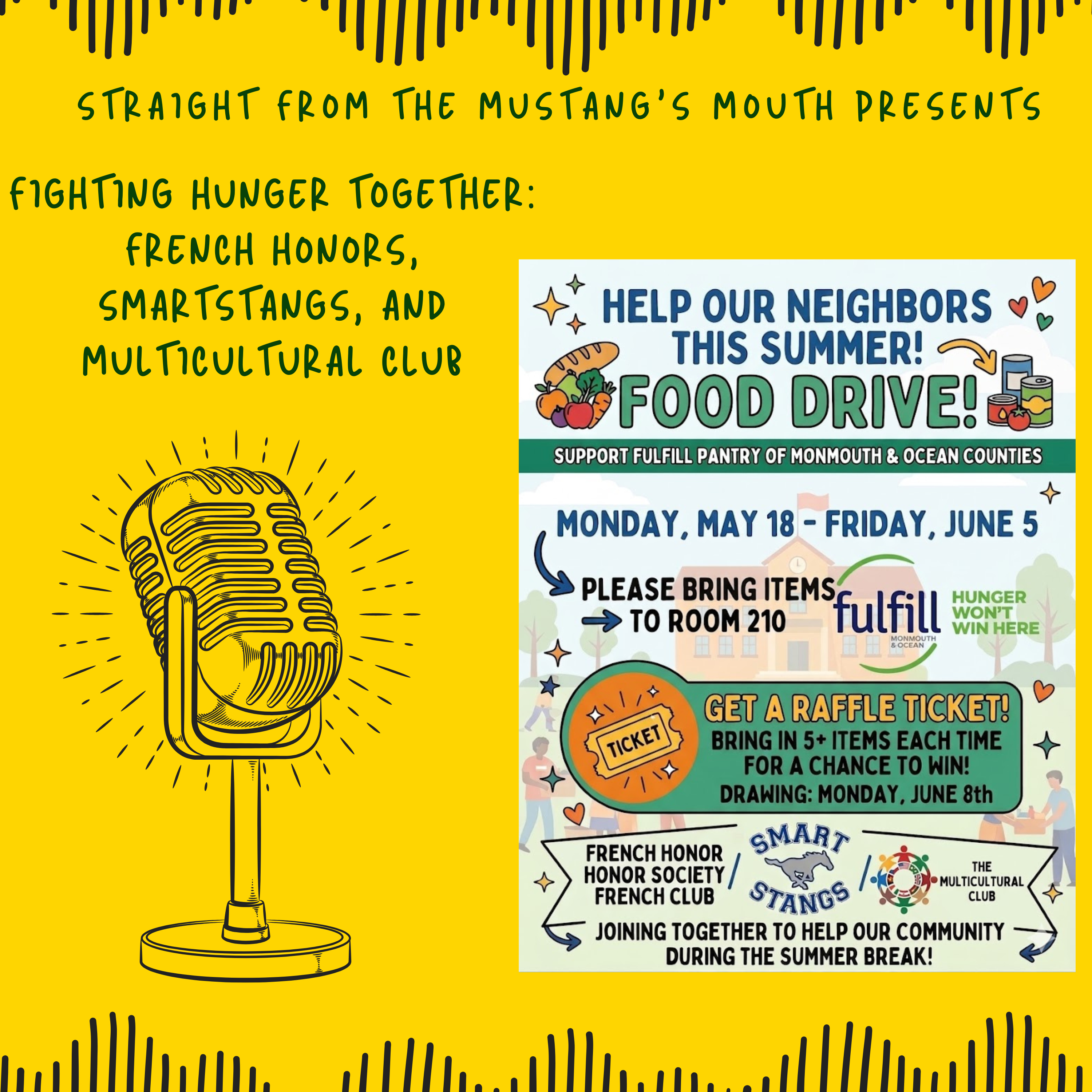 Fighting Hunger Together: French Honors, SmartStangs, and Multicultural Club episode artwork