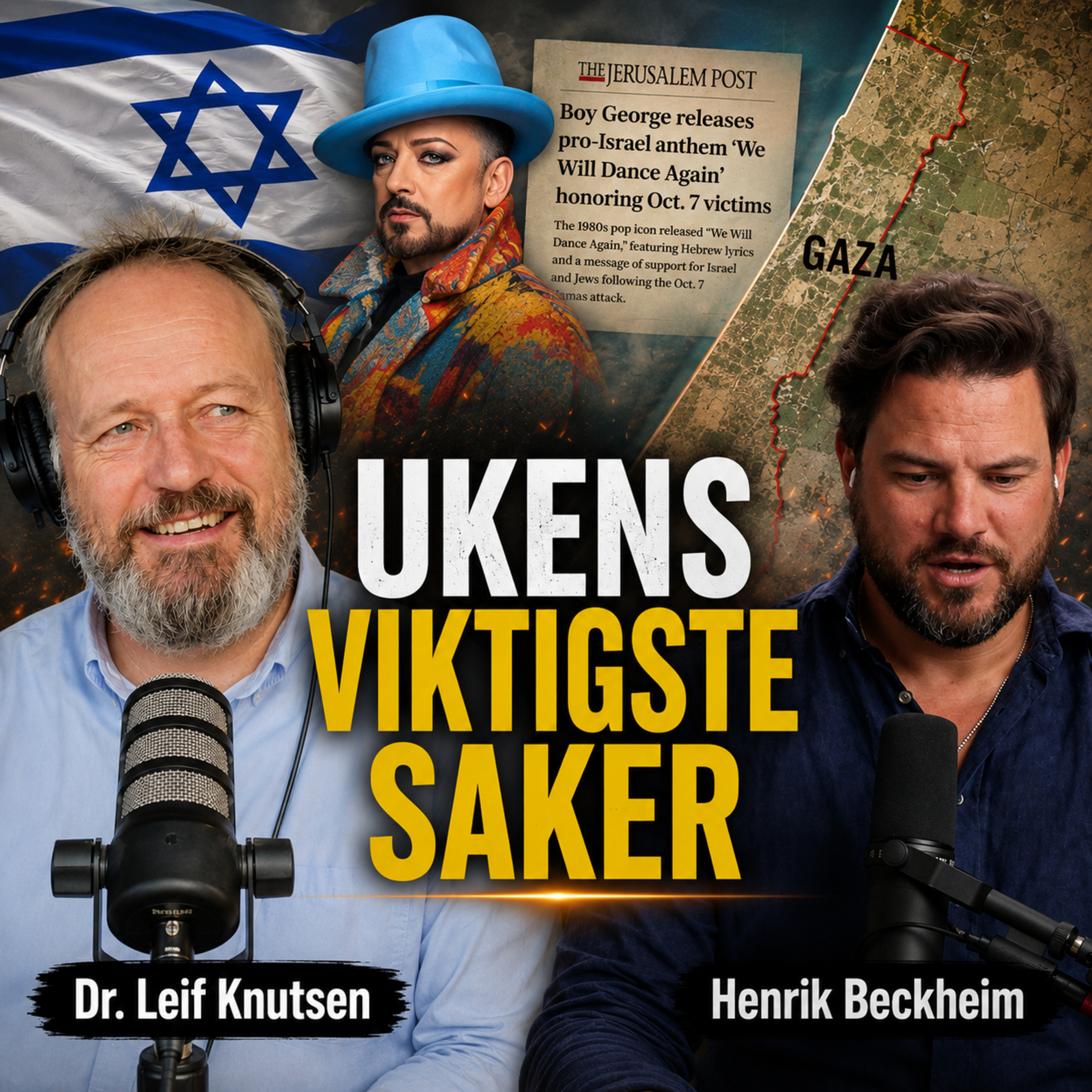 Israelsk valgkamp, Boy George sin låt, og hva skjer på Gaza? LIVE Henrik Beckheim & Leif Knutsen episode artwork
