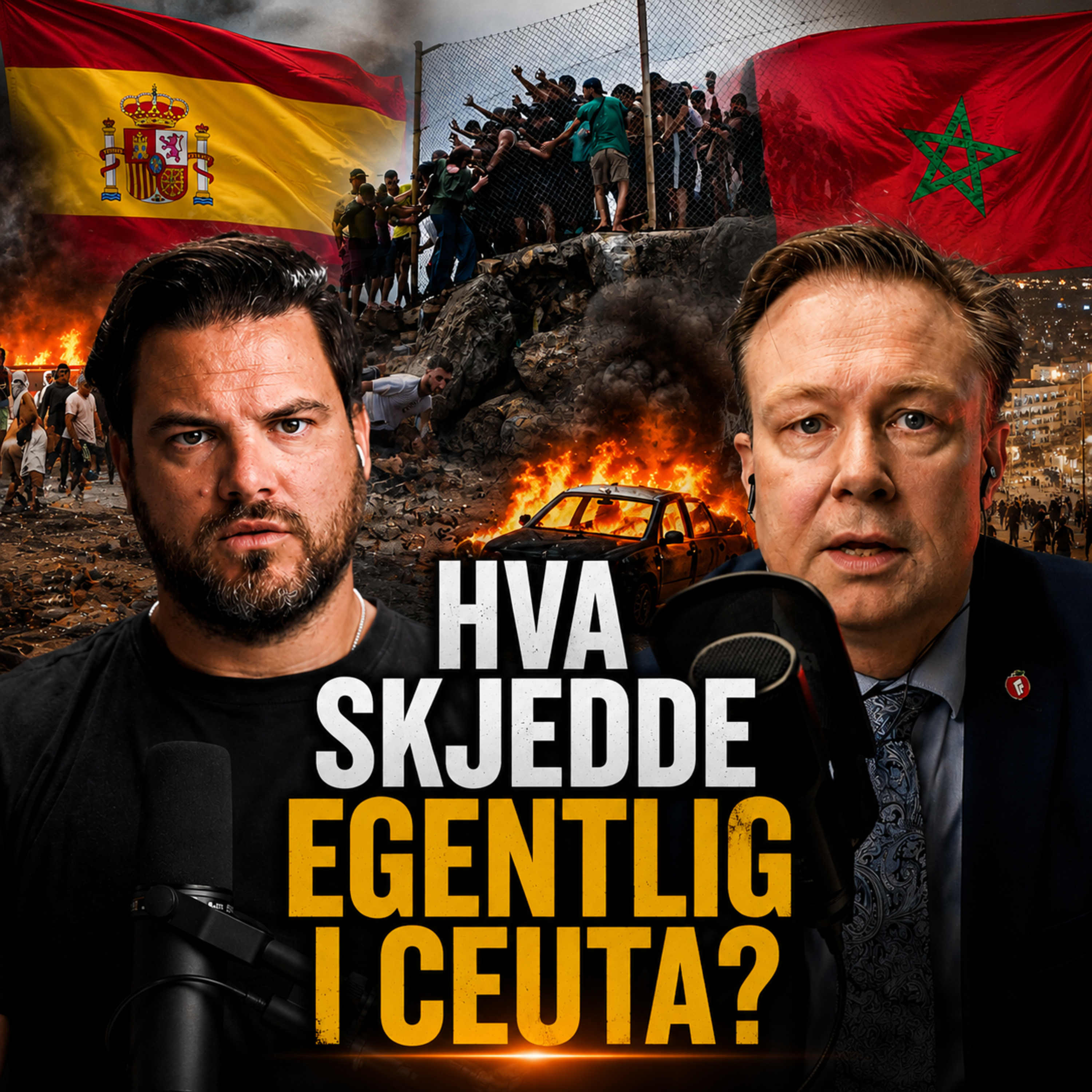 Simen Sandelien – Invasjon eller migrasjon? 70.000 marokkanske inntrengere tok seg inn i Ceuta, Spania episode artwork