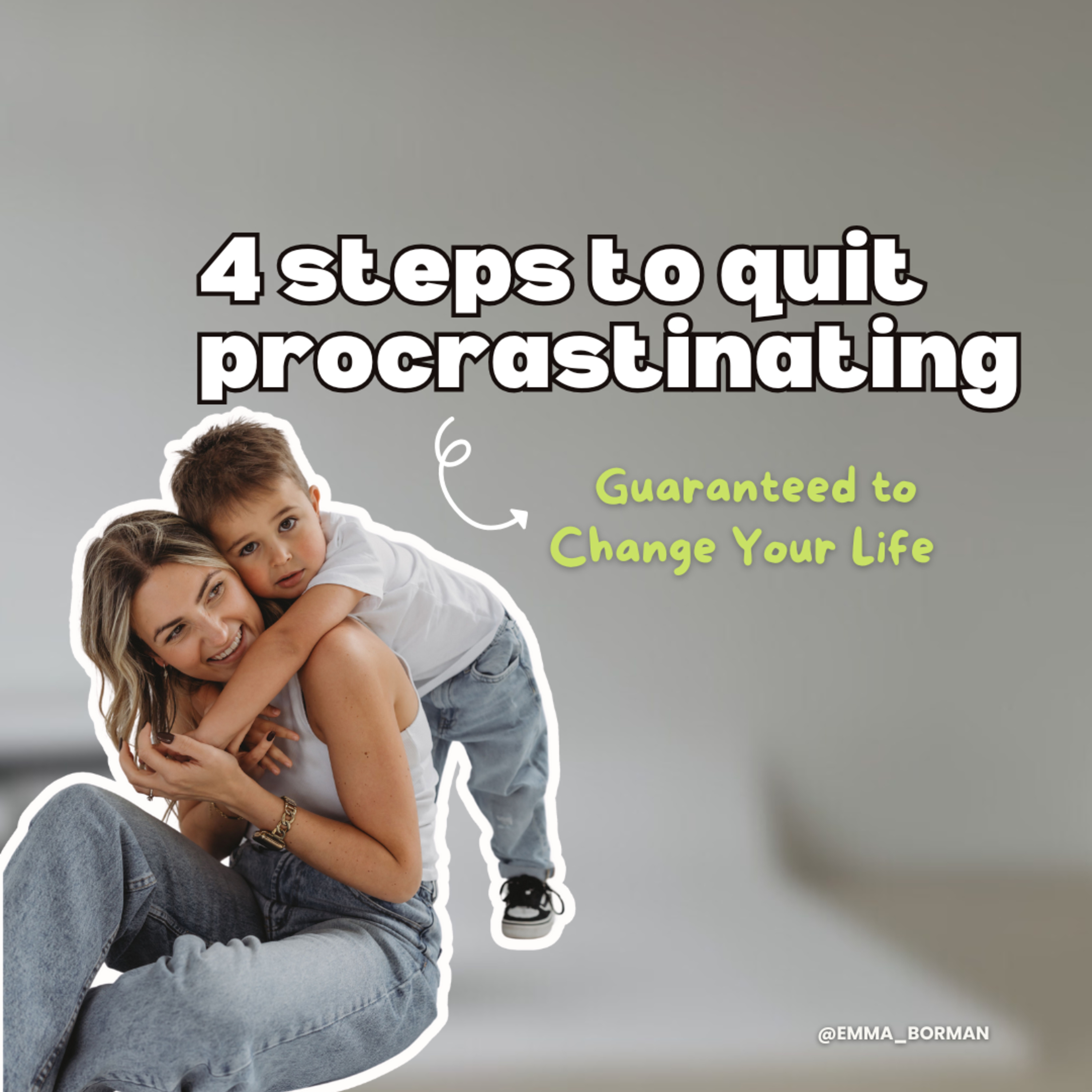 S3|E2: 4 Steps to Quit Procrastinating: Guaranteed To Change Your Life episode artwork