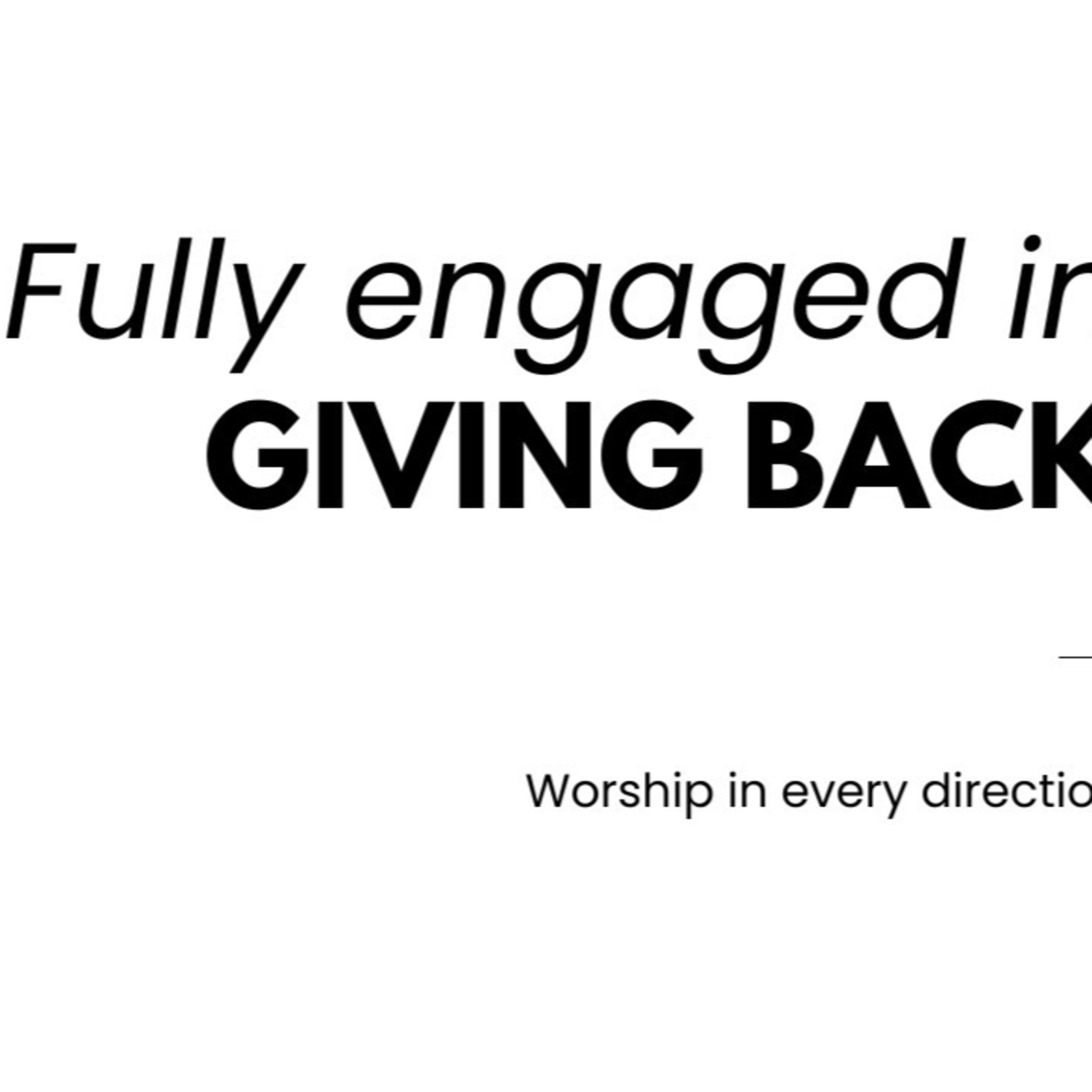 Fully Engaged in Giving Back - 16/11/2025 episode artwork