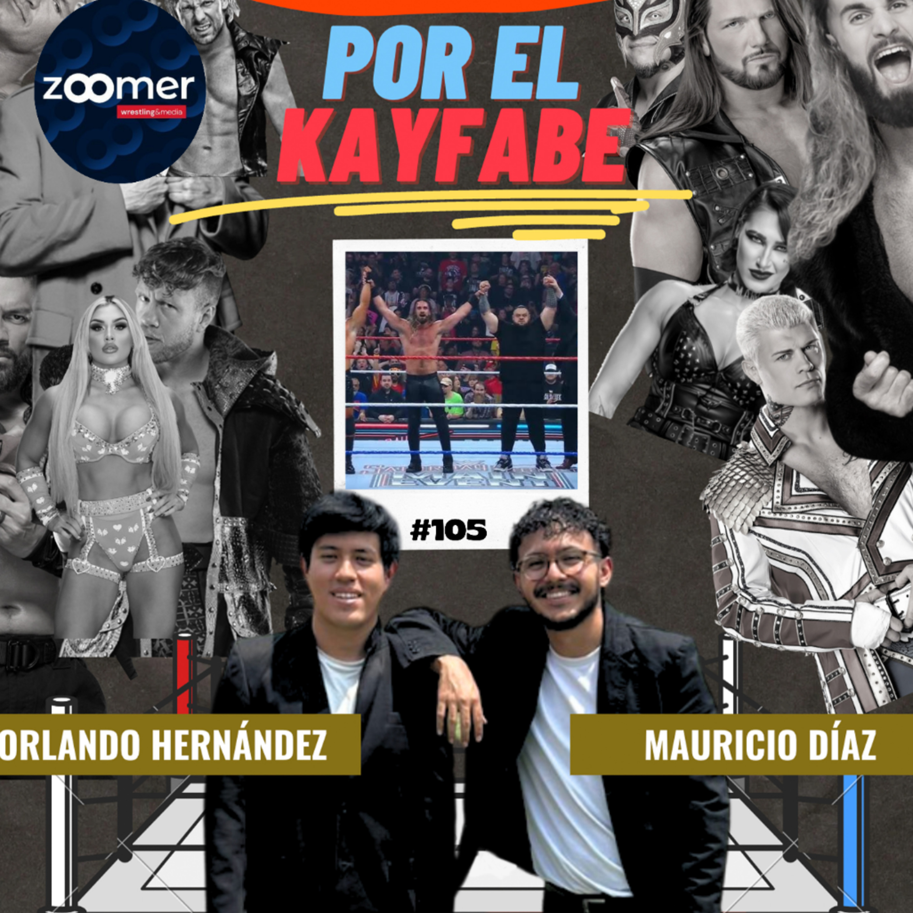 #106 Bronson Reed regresa, Cena y Logan, Roxane a MIB FT ZoomerWrestling episode artwork
